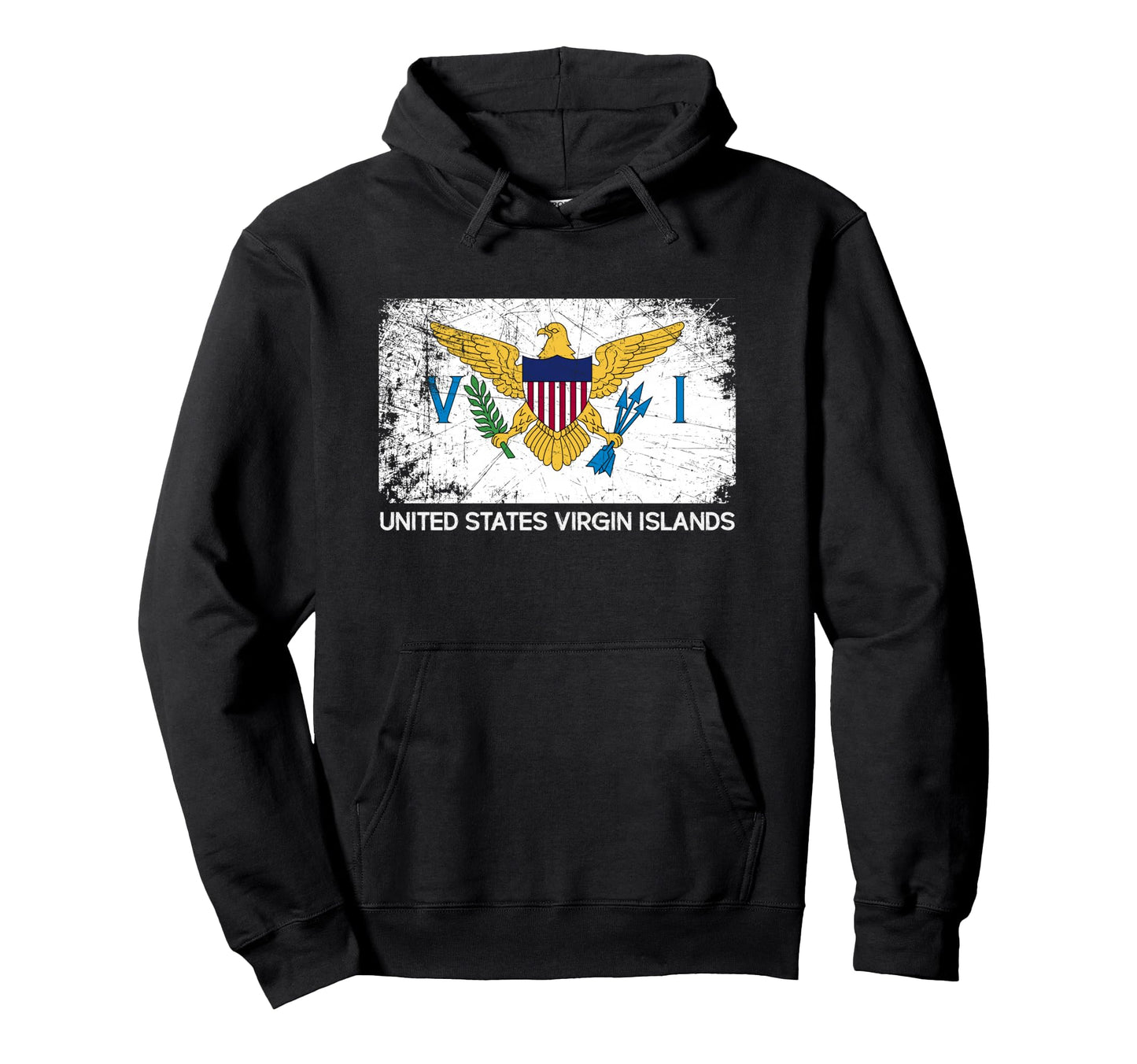 Usvi Flag Made U S Virgin Islands Gift Hoodie - Minimalist Print Unisex - T-Shirt, Sweatshirt, Hoodie
