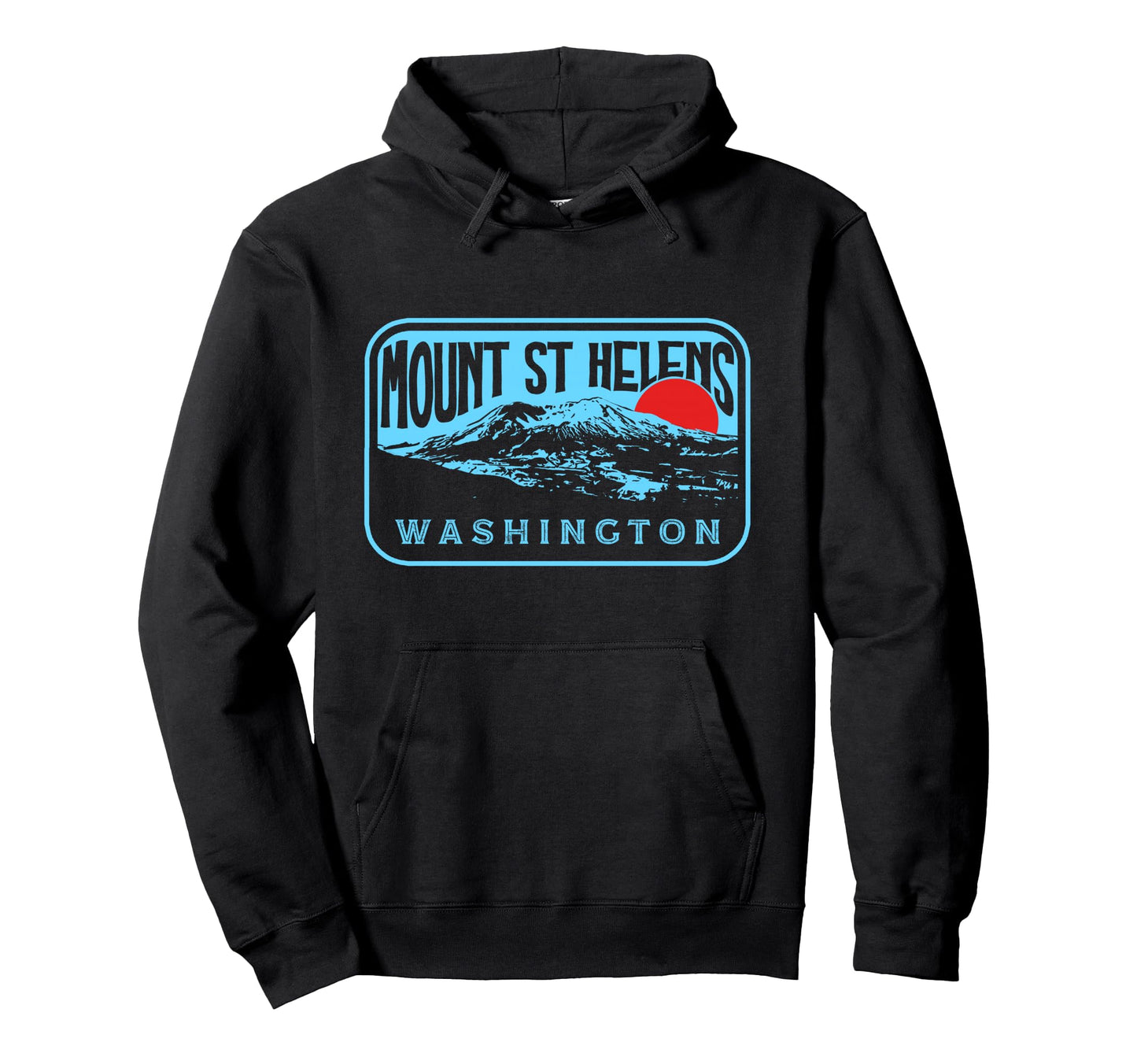 Mount Saint Helens Washington Volcano Hoodie - Unique Graphic Men Women - T-Shirt, Sweatshirt, Hoodie