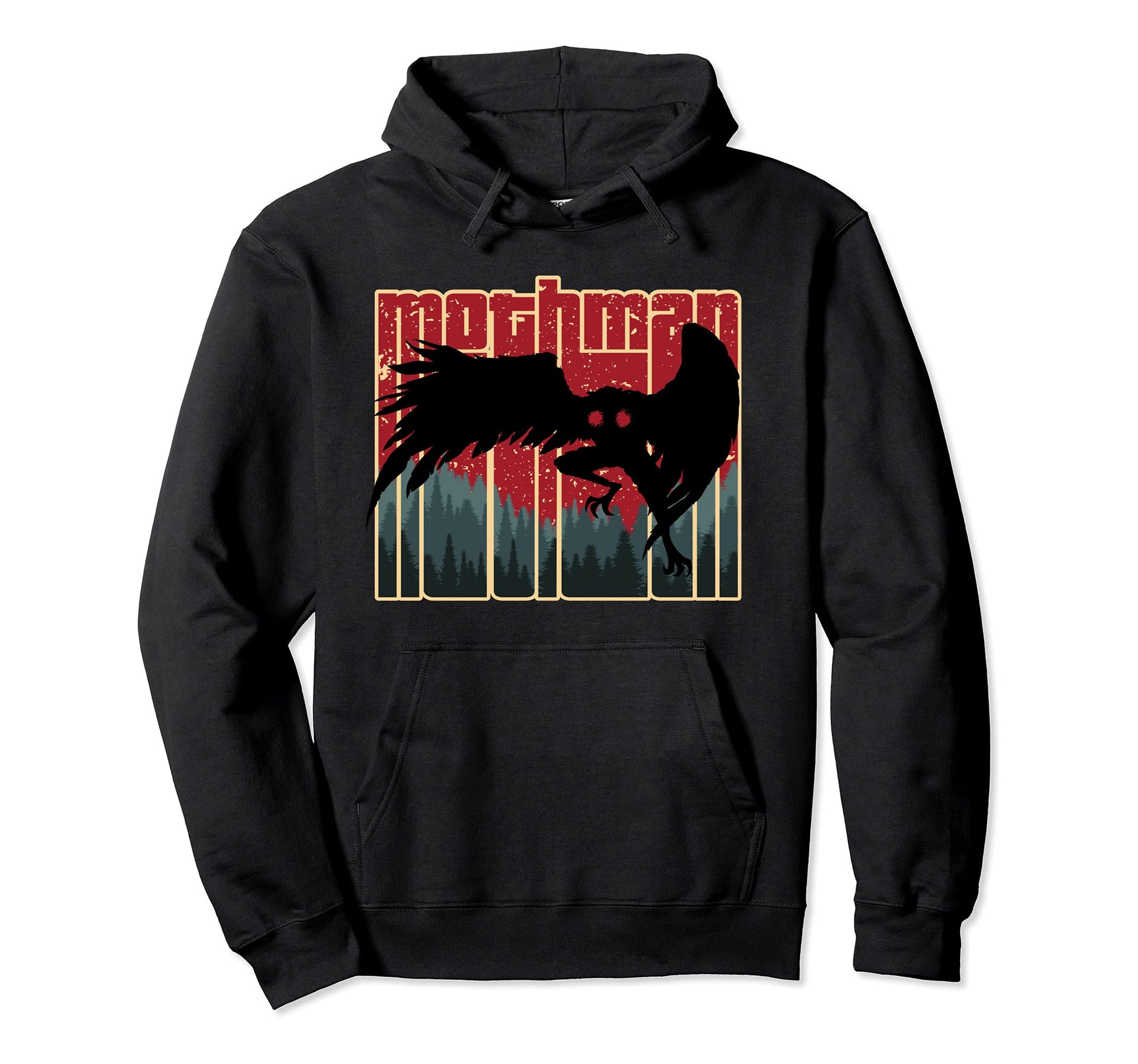 Mothman Original West Virginia Cryptid Hoodie - Novelty Apparel for Adults - T-Shirt, Sweatshirt, Hoodie