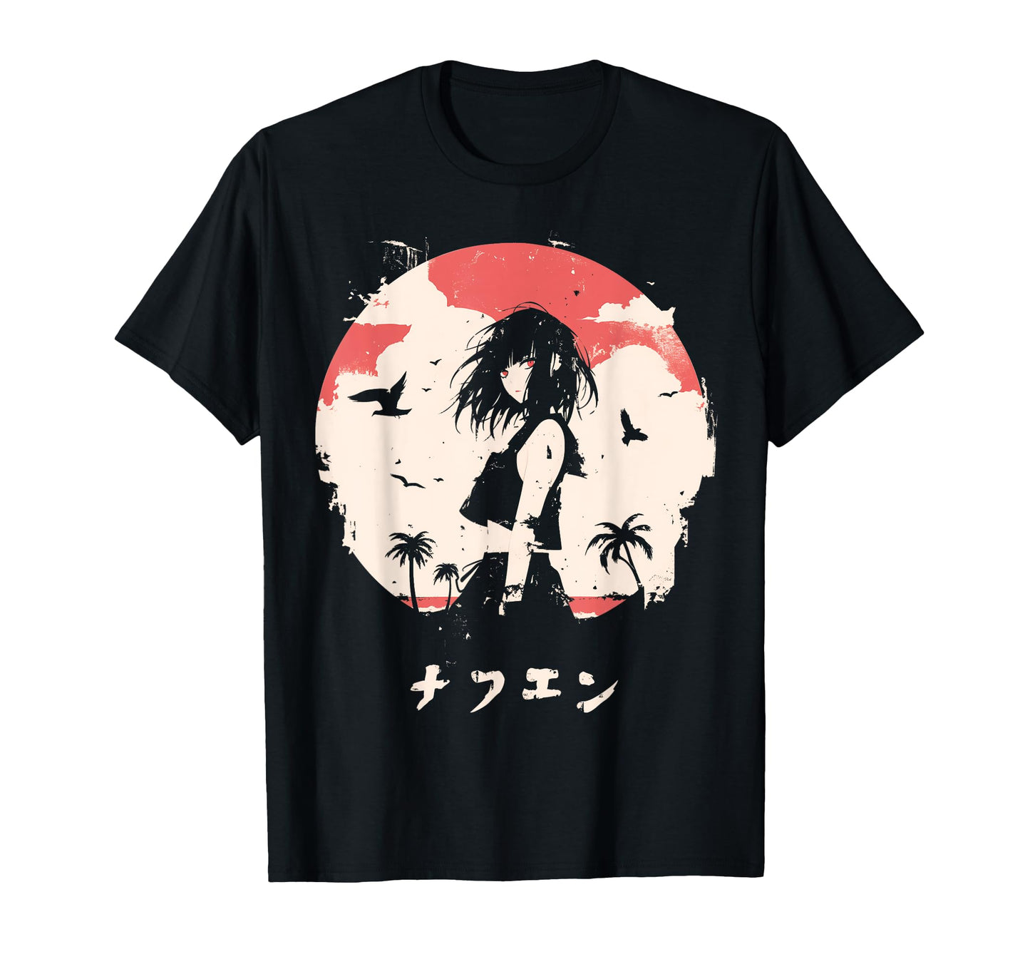 Goth Grunge Demon Anime Waifu Horror T-Shirt - Trendy Graphic Men Women - T-Shirt, Sweatshirt, Hoodie