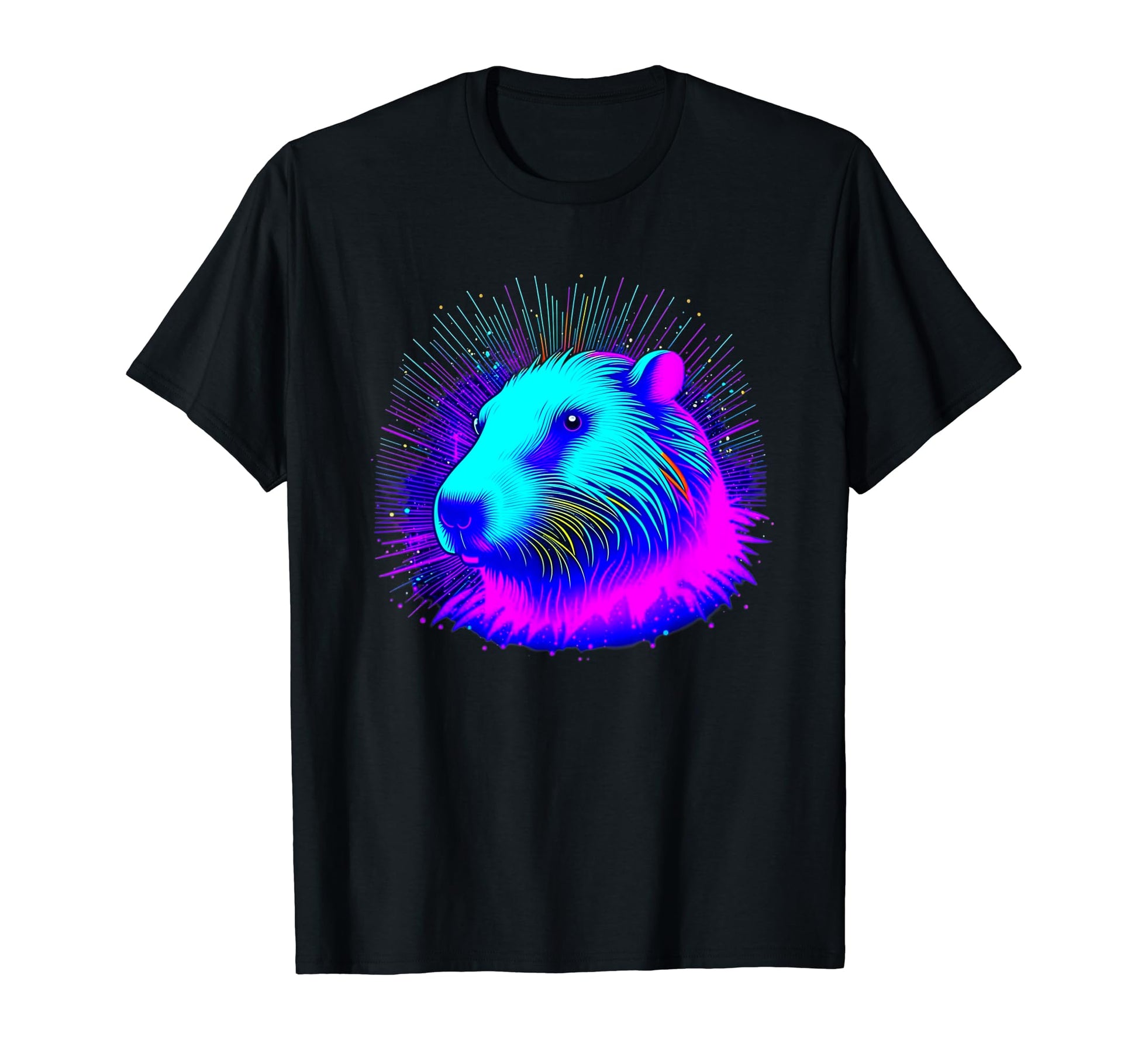 Capybara Rodent Vaporwave Aesthetic Goth T-Shirt - Trendy Graphic Men Women - T-Shirt, Sweatshirt, Hoodie