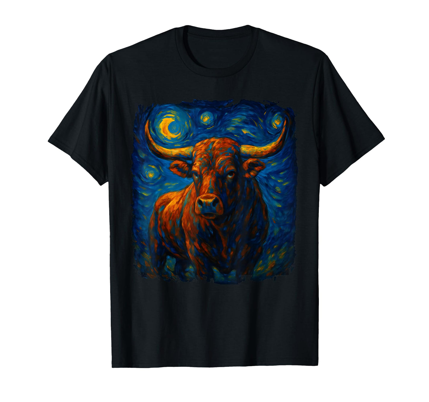 Bull Rodeo Distressed Cowboy Western T-Shirt - Graphic Print for Adults - T-Shirt, Sweatshirt, Hoodie