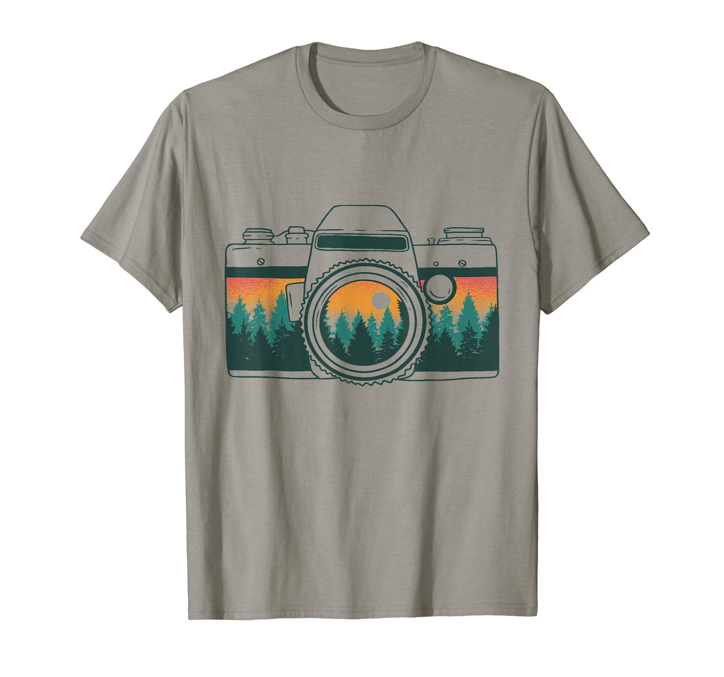 Photographer Camera Trees Nature T-Shirt - Novelty Apparel Unisex - T-Shirt, Sweatshirt, Hoodie