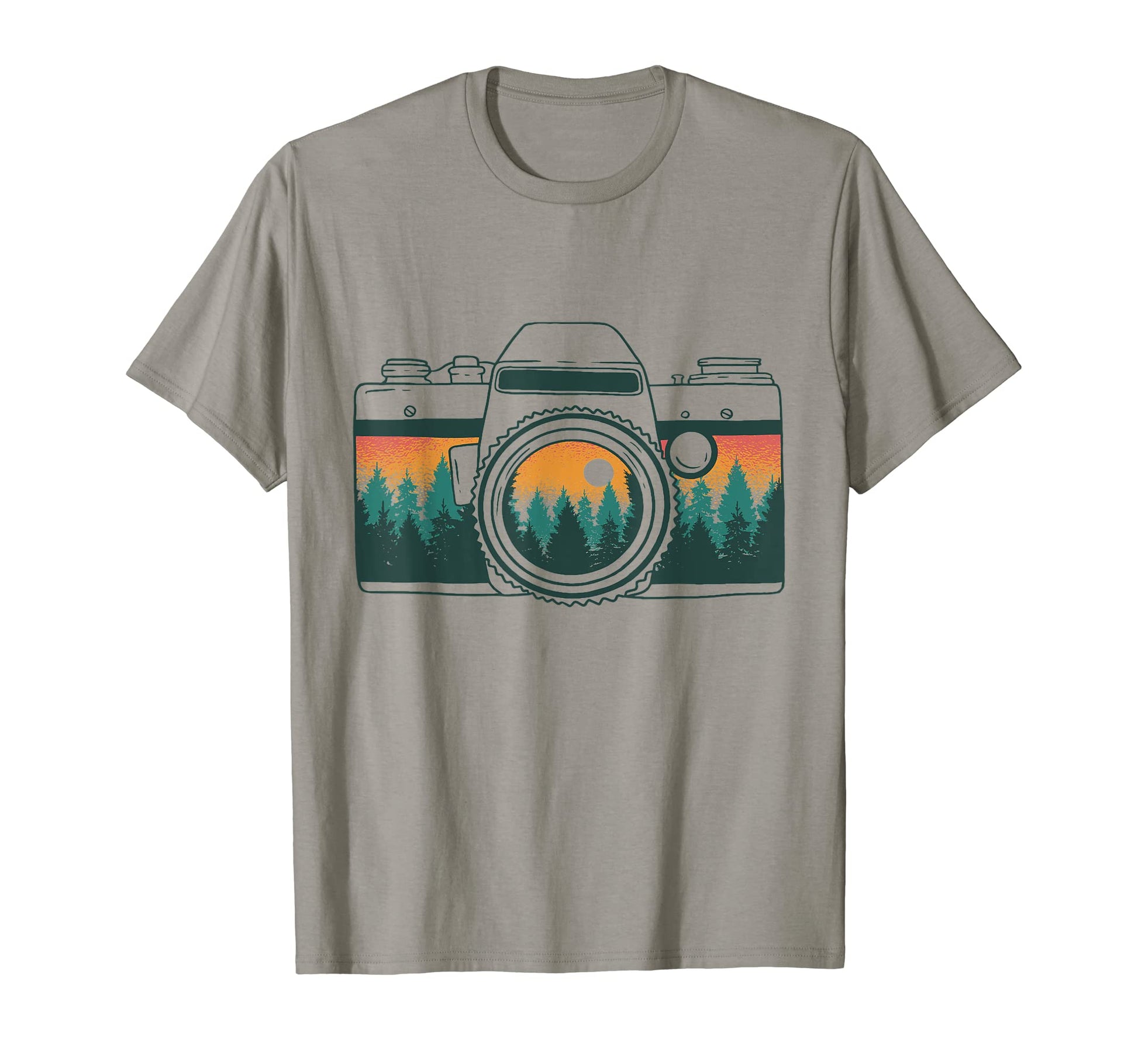 Photographer Camera Trees Nature T-Shirt - Novelty Apparel Unisex - T-Shirt, Sweatshirt, Hoodie