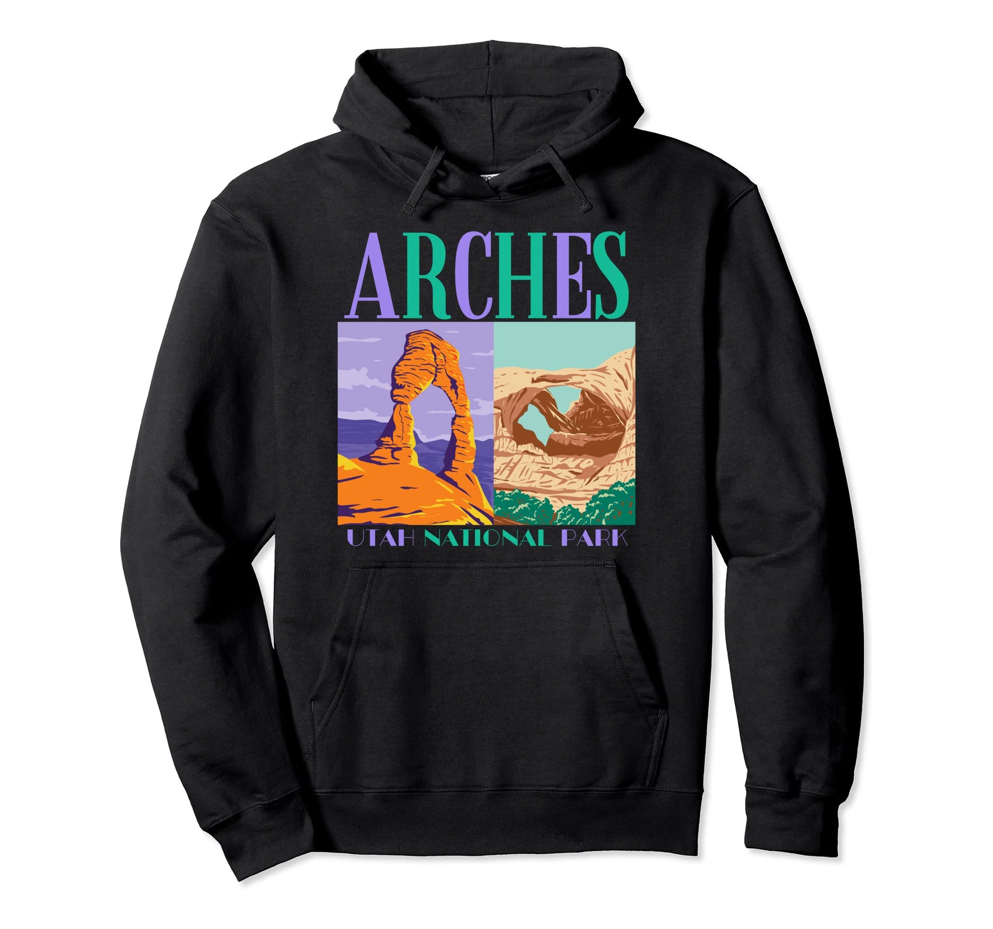 Arches National Park Utah Sandstone Moab Hoodie - Novelty Apparel Unisex - T-Shirt, Sweatshirt, Hoodie