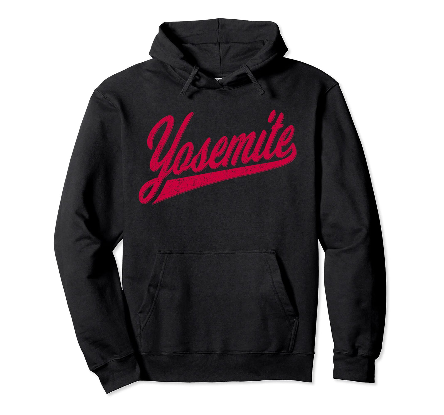 Yosemite National Park Varsity Script Hoodie - Minimalist Print Unisex - T-Shirt, Sweatshirt, Hoodie