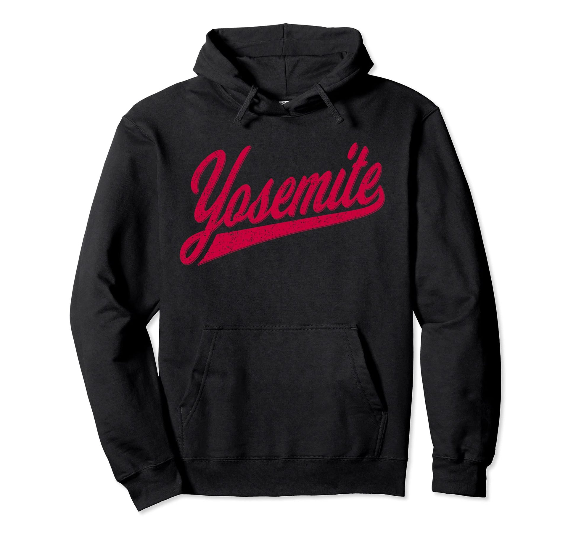 Yosemite National Park Varsity Script Hoodie - Minimalist Print Unisex - T-Shirt, Sweatshirt, Hoodie