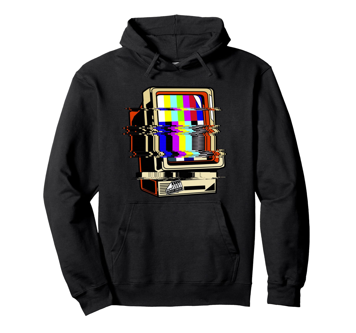 Vaporwave No Signal Television Off Air Hoodie - Fun Novelty Design Unisex - T-Shirt, Sweatshirt, Hoodie