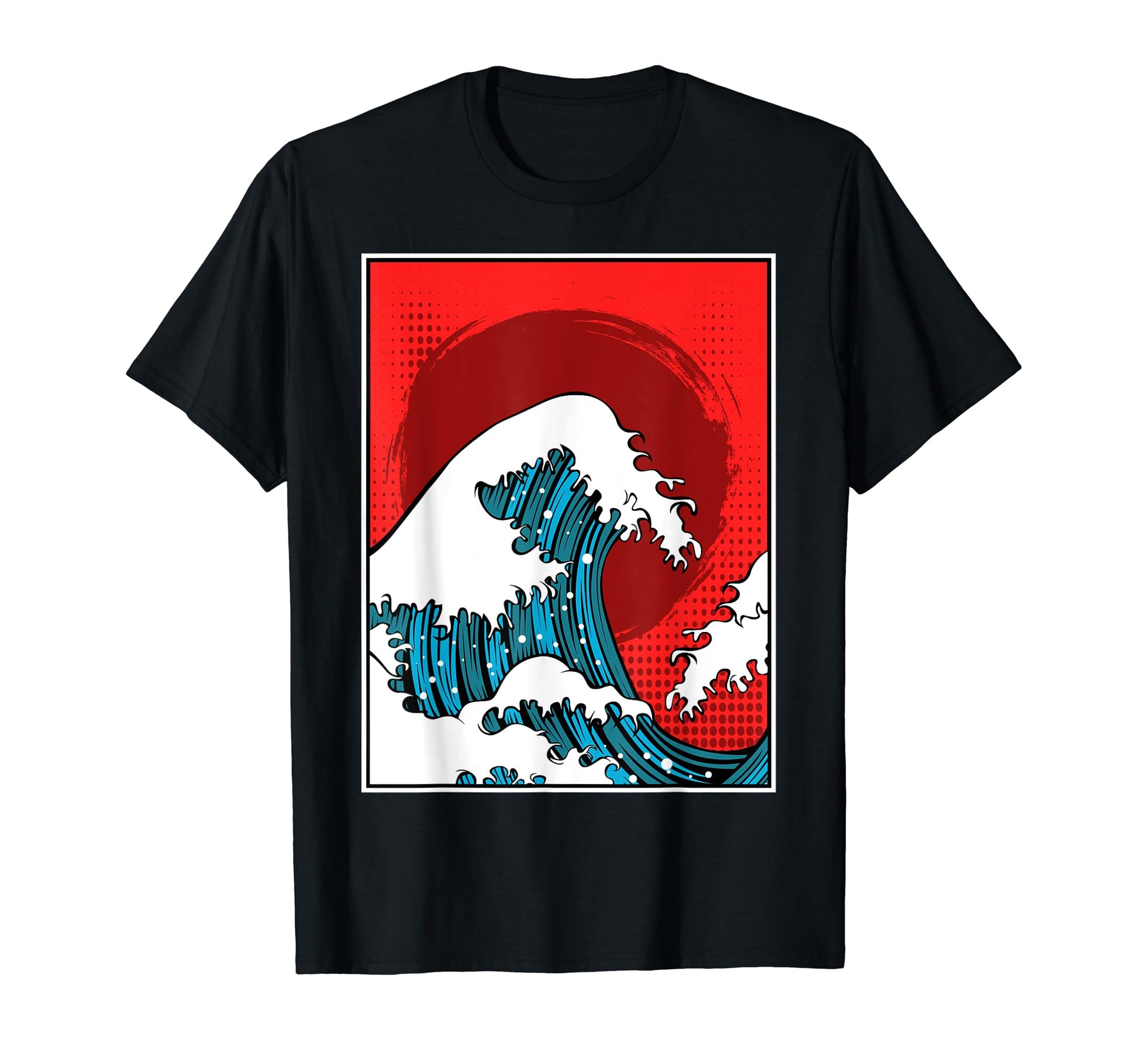 Great Wave Off Kanagawa Japanese T-Shirt - Streetwear Style Men Women - T-Shirt, Sweatshirt, Hoodie