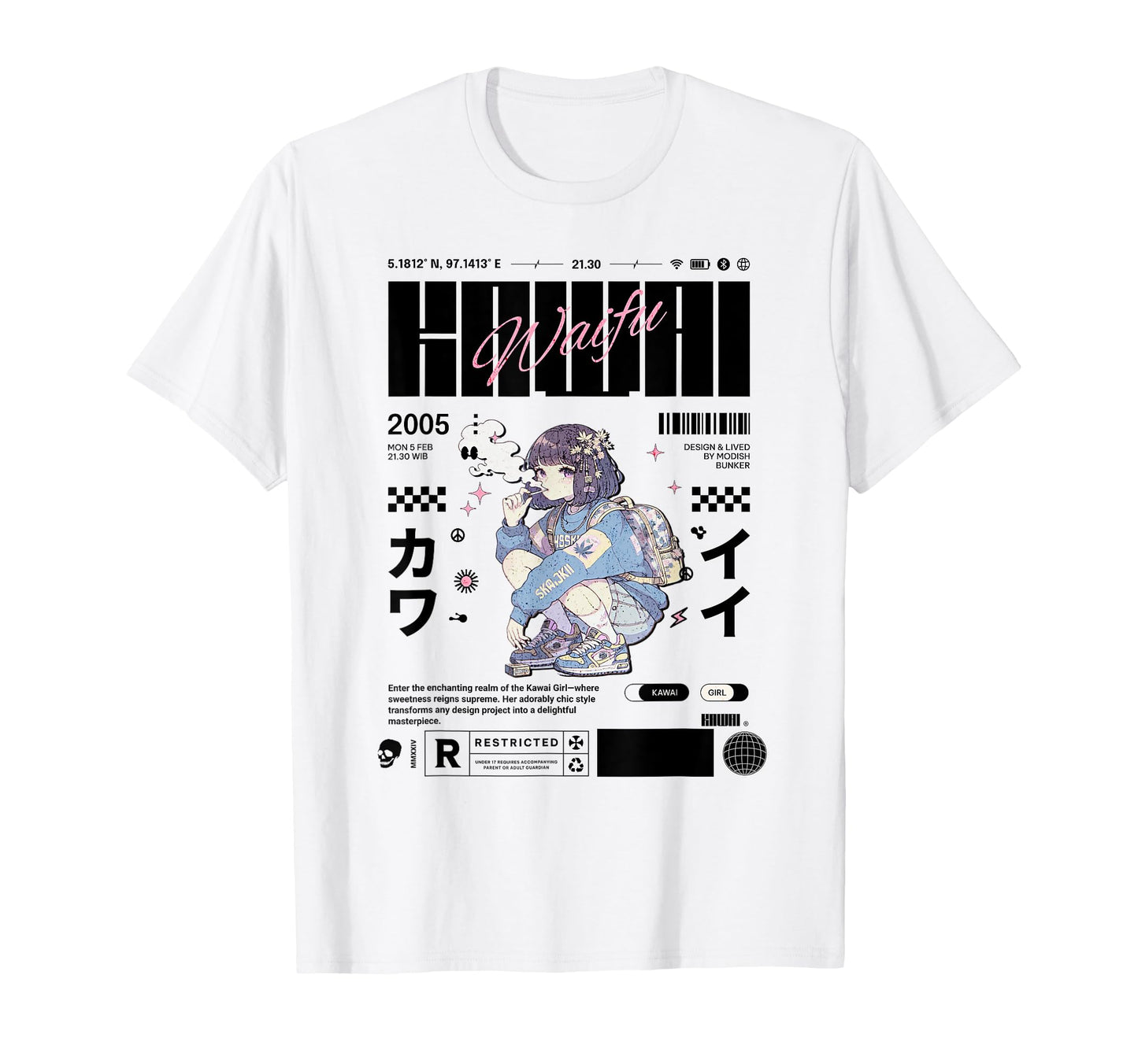 Japanese Aesthetic Vaporwave Urban T-Shirt - Aesthetic Graphic Men Women - T-Shirt, Sweatshirt, Hoodie