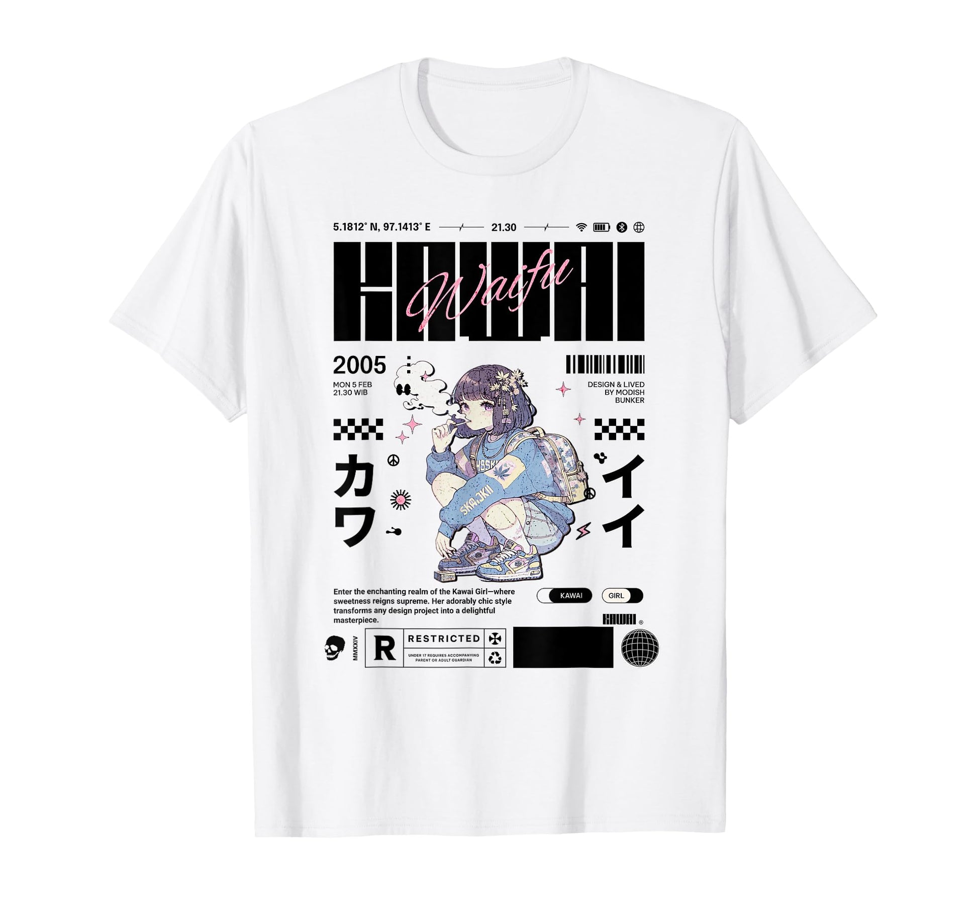 Japanese Aesthetic Vaporwave Urban T-Shirt - Aesthetic Graphic Men Women - T-Shirt, Sweatshirt, Hoodie