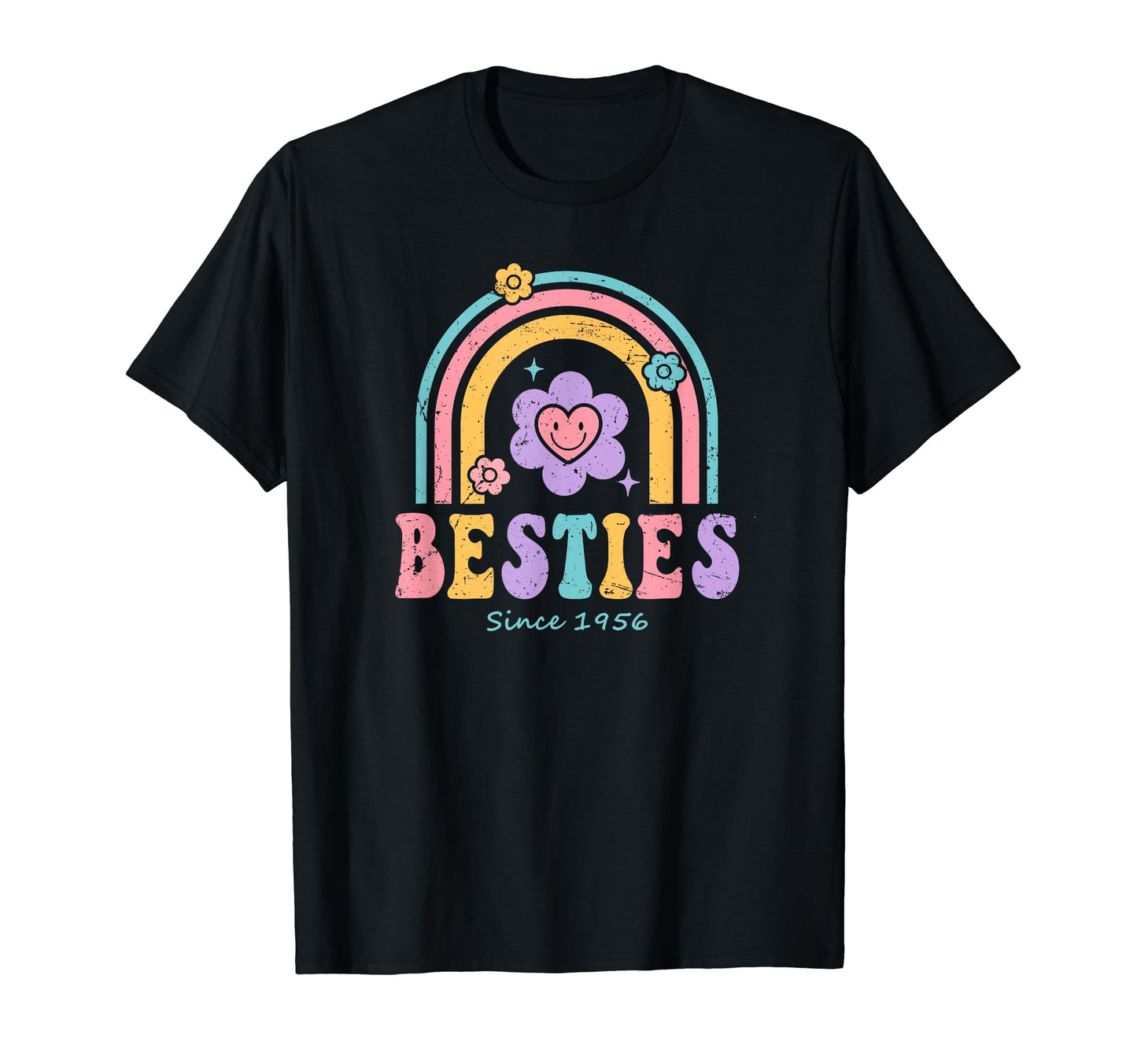 Besties Since 1930 Bff Rainbow T-Shirt - Streetwear Style for Adults - T-Shirt, Sweatshirt, Hoodie