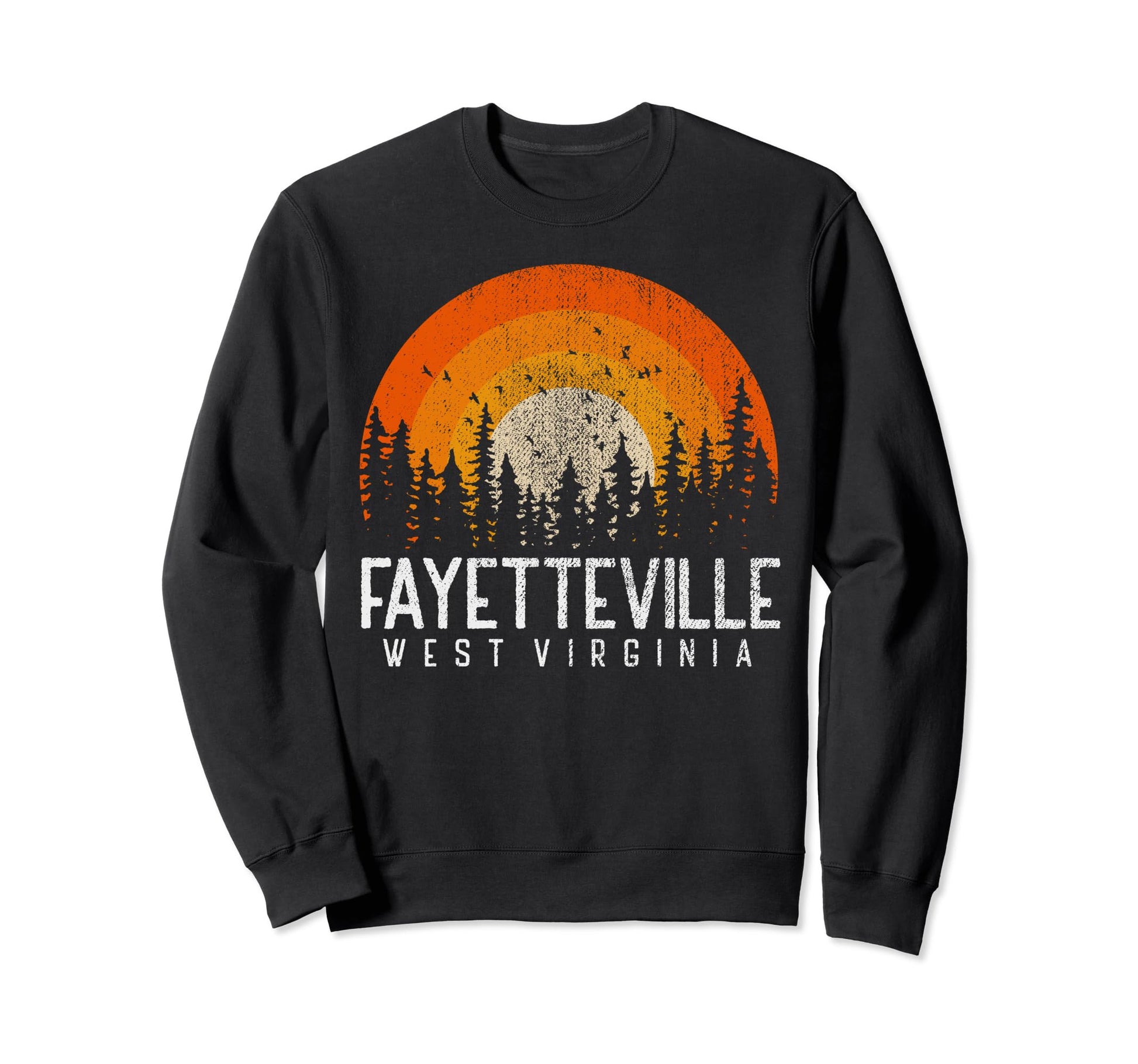 Fayetteville Wv West Virginia 70S 80S Sweatshirt - Graphic Print for Adults - T-Shirt, Sweatshirt, Hoodie