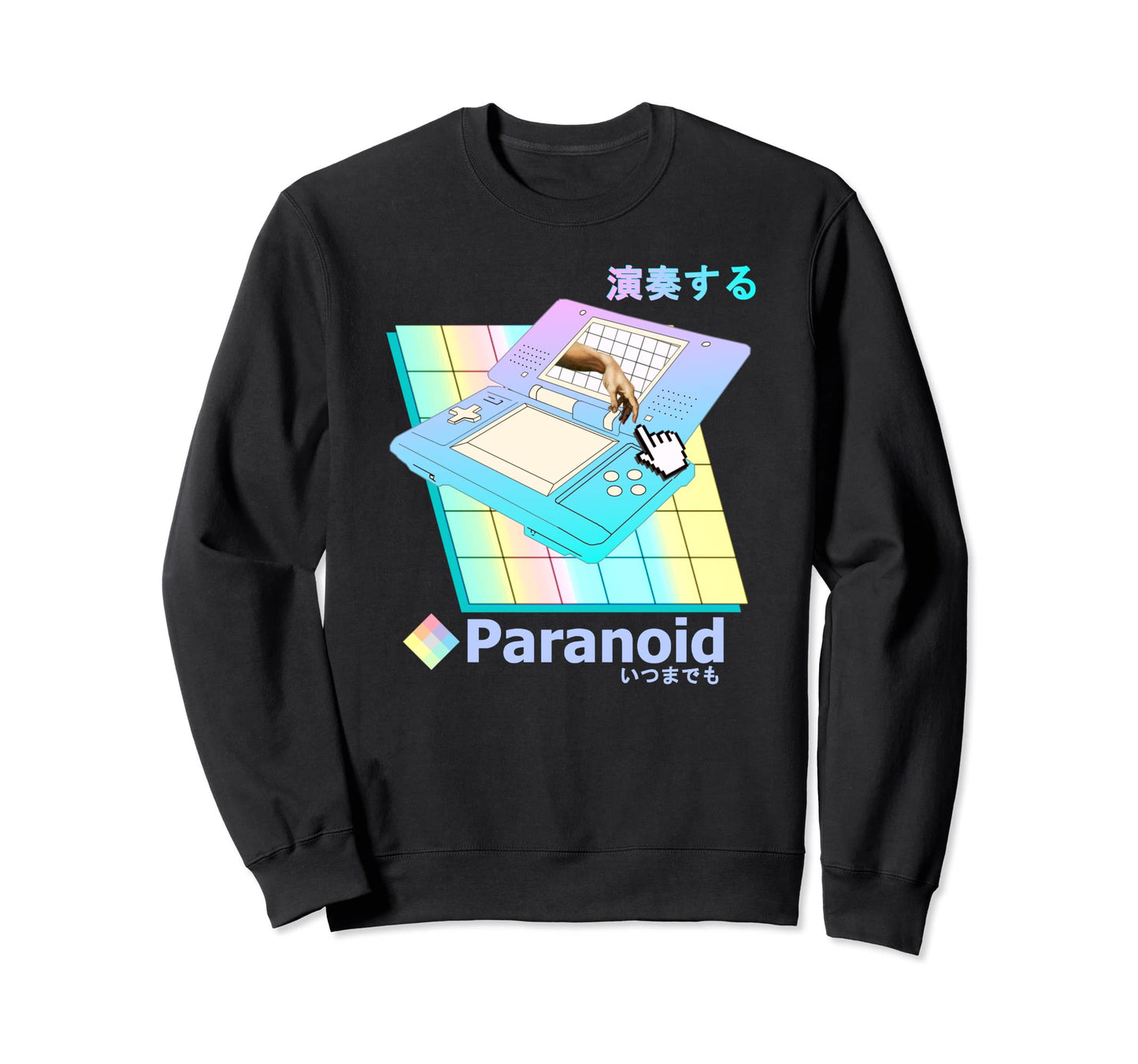 Vaporwave Aesthetic Pastel Forever Sweatshirt - Custom Art Print Men Women - T-Shirt, Sweatshirt, Hoodie