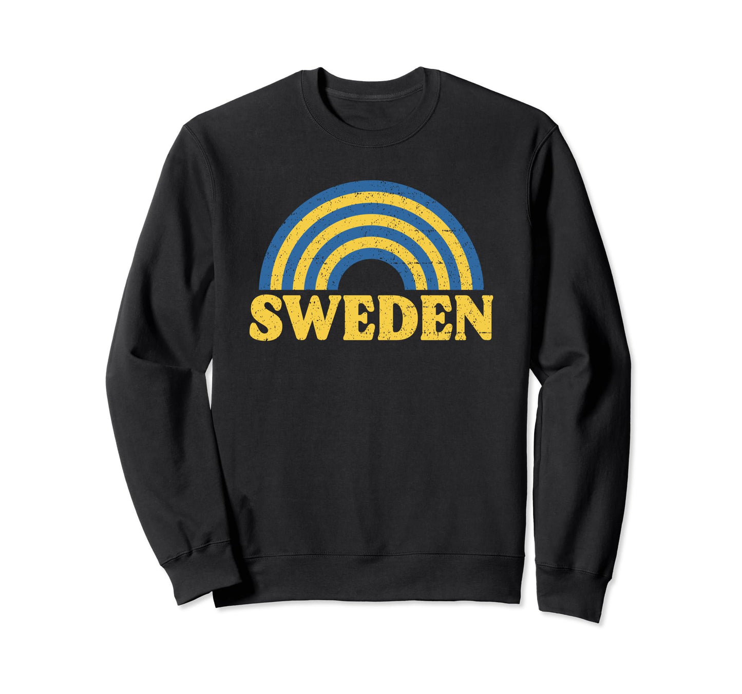 Sweden Flag Rainbow Sverige Sweatshirt - Minimalist Print for Adults - T-Shirt, Sweatshirt, Hoodie