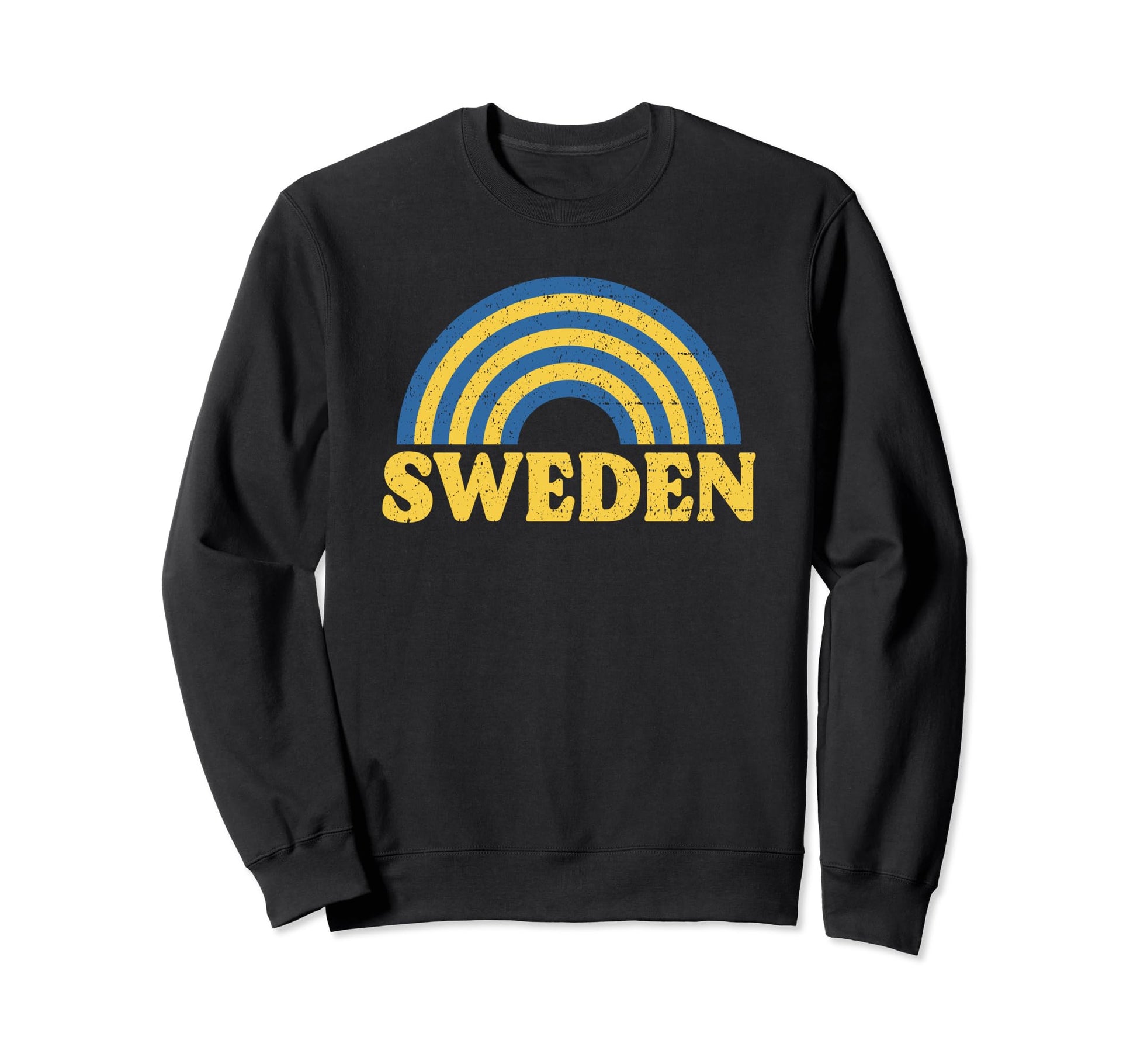 Sweden Flag Rainbow Sverige Sweatshirt - Minimalist Print for Adults - T-Shirt, Sweatshirt, Hoodie