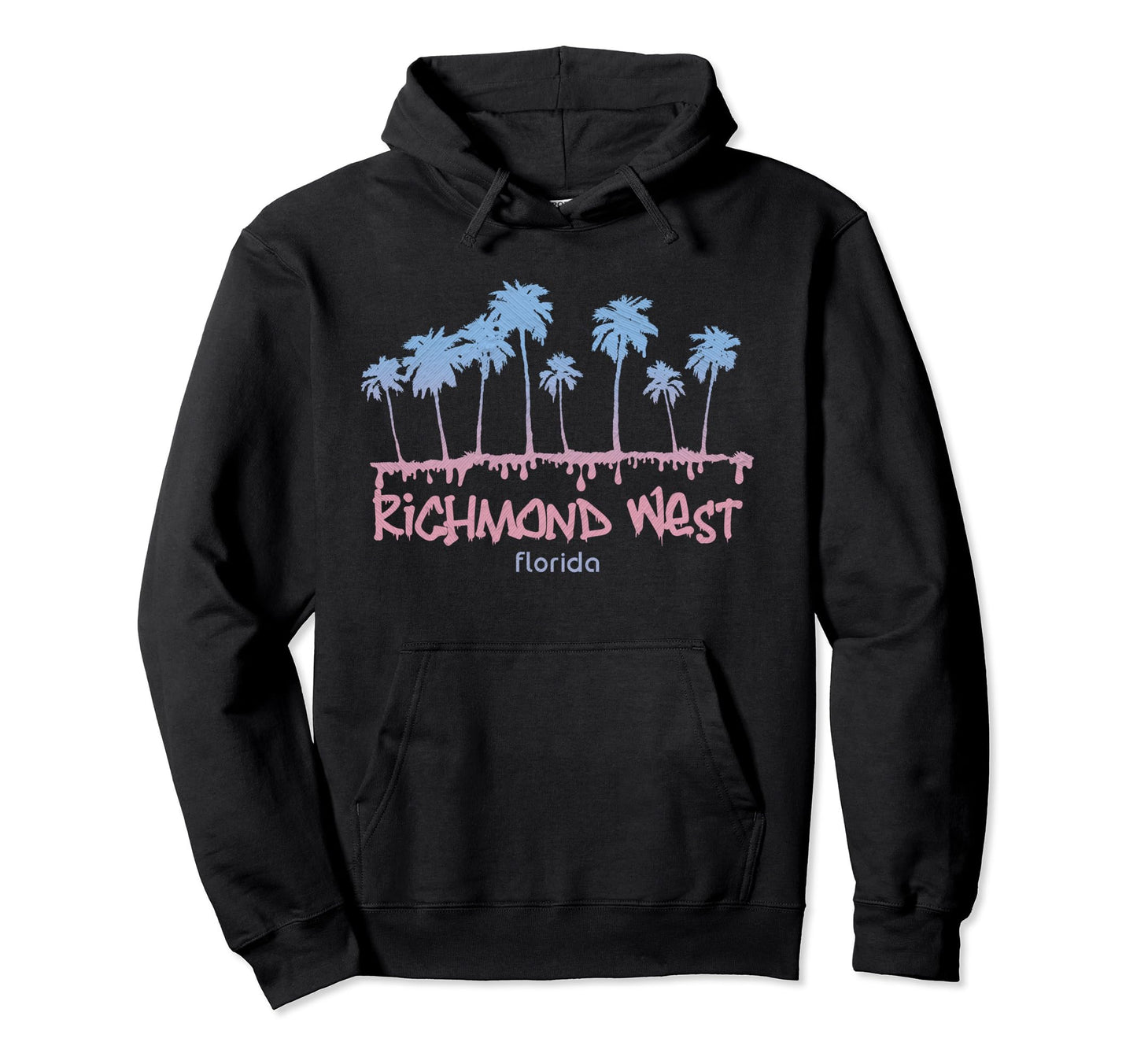 Richmond West Florida Beach Surf Vibes Hoodie - Unique Graphic Unisex - T-Shirt, Sweatshirt, Hoodie