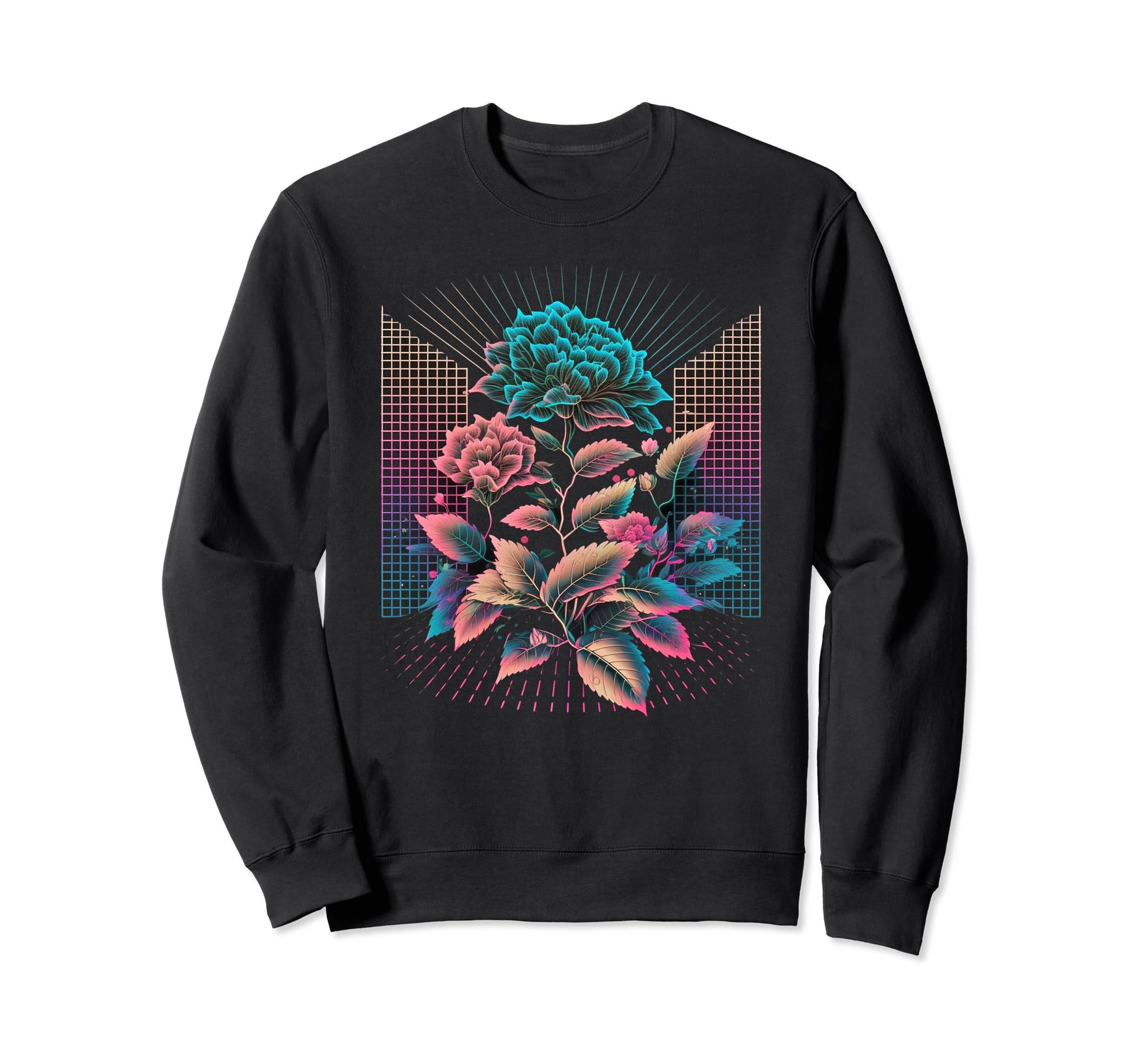 Aesthetic Vaporwave Japanese Sweatshirt - Trendy Graphic for Adults - T-Shirt, Sweatshirt, Hoodie