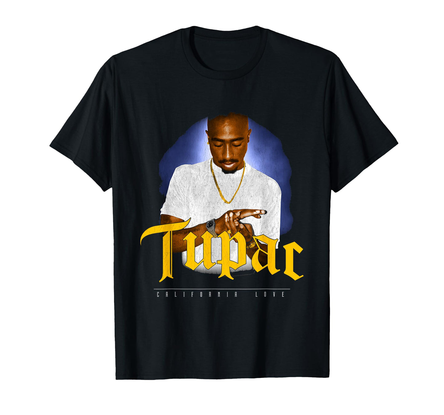Tupac 247 Hands Down Logo Small T-Shirt - Minimalist Print for Adults - T-Shirt, Sweatshirt, Hoodie