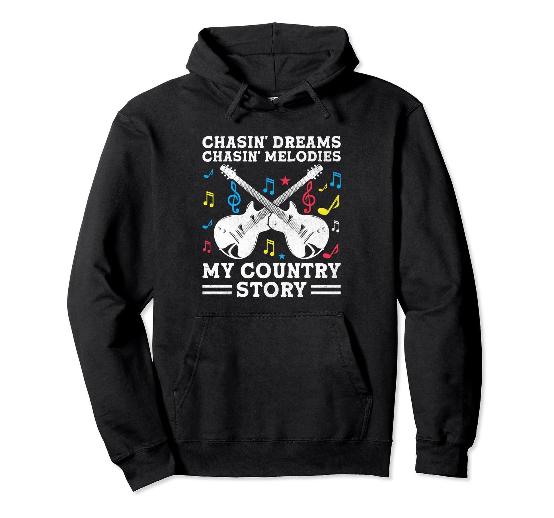 County Music Music Lover Western Hoodie - Custom Art Print Men Women - T-Shirt, Sweatshirt, Hoodie