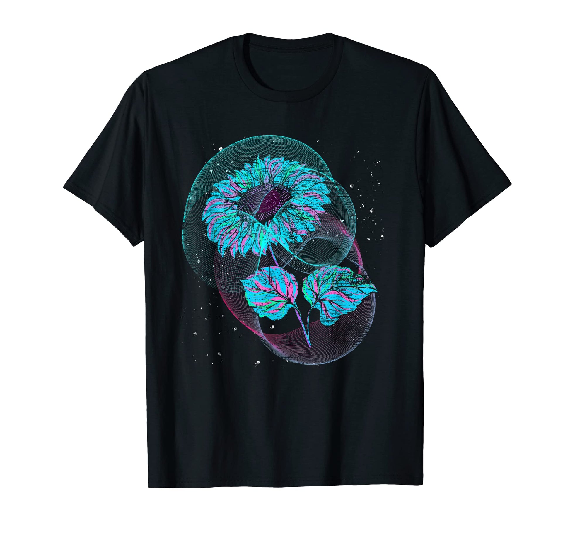 Sunshine Flower 80S Art Aesthetic T-Shirt - Custom Art Print for Adults - T-Shirt, Sweatshirt, Hoodie