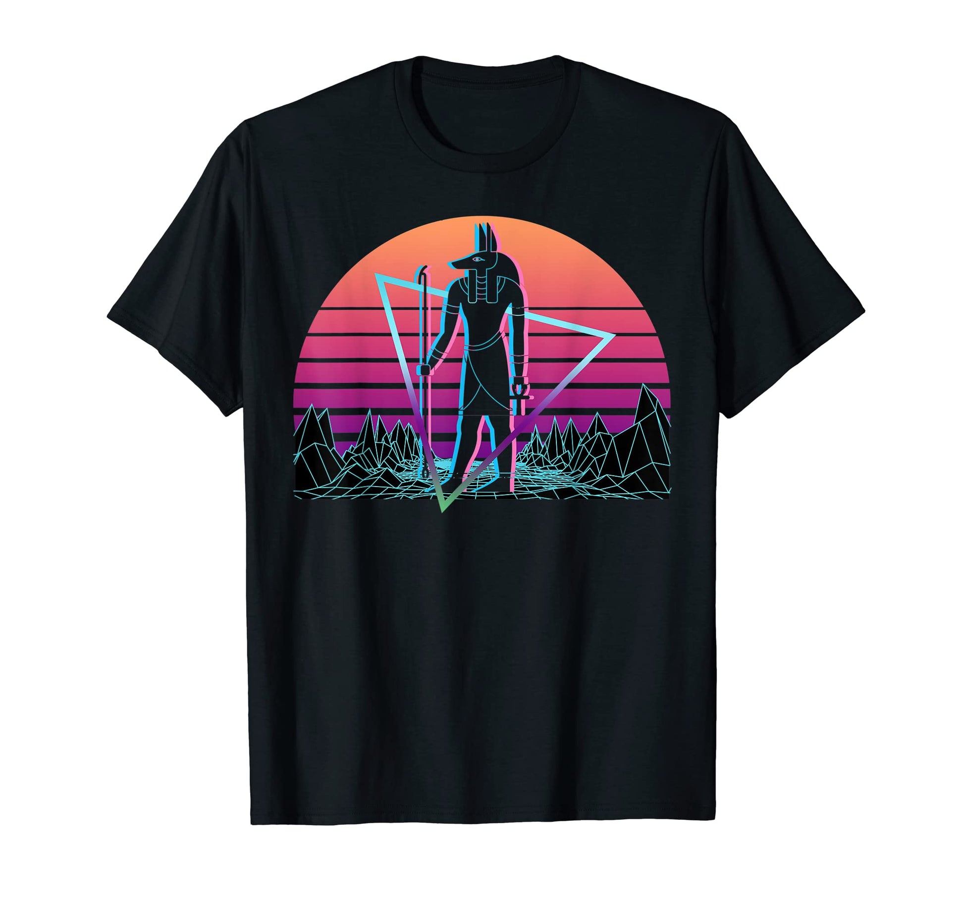 Anubis Egyptian God Ancient Egypt T-Shirt - Fun Novelty Design Men Women - T-Shirt, Sweatshirt, Hoodie