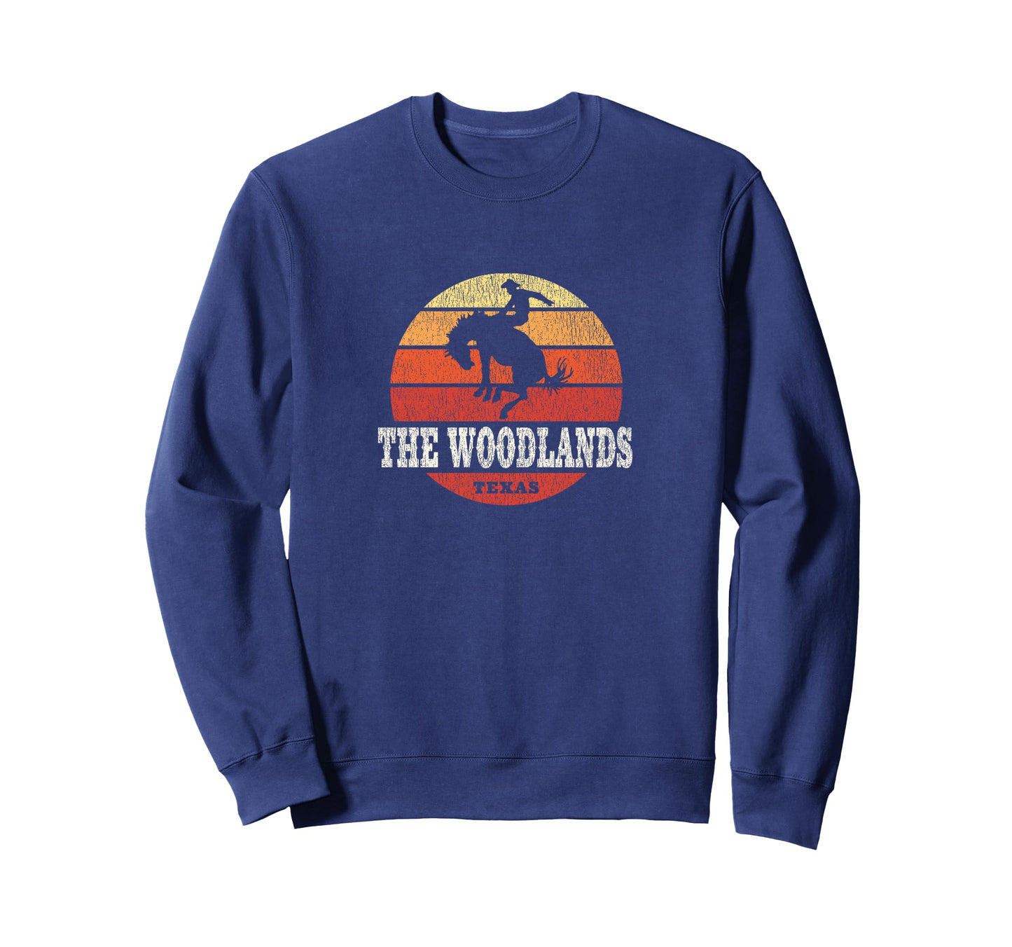 Woodlands Tx Country Western Sweatshirt - Custom Art Print for Adults - T-Shirt, Sweatshirt, Hoodie