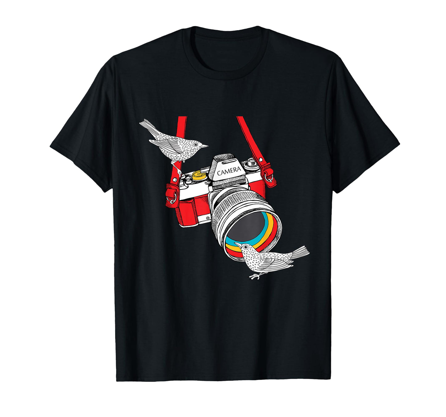 Birdology Bird Camera Bird Photographer T-Shirt - Fun Novelty Design Unisex - T-Shirt, Sweatshirt, Hoodie