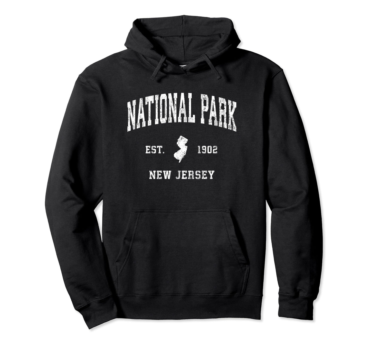 National Park New Jersey Nj Athletic Hoodie - Trendy Graphic for Adults - T-Shirt, Sweatshirt, Hoodie