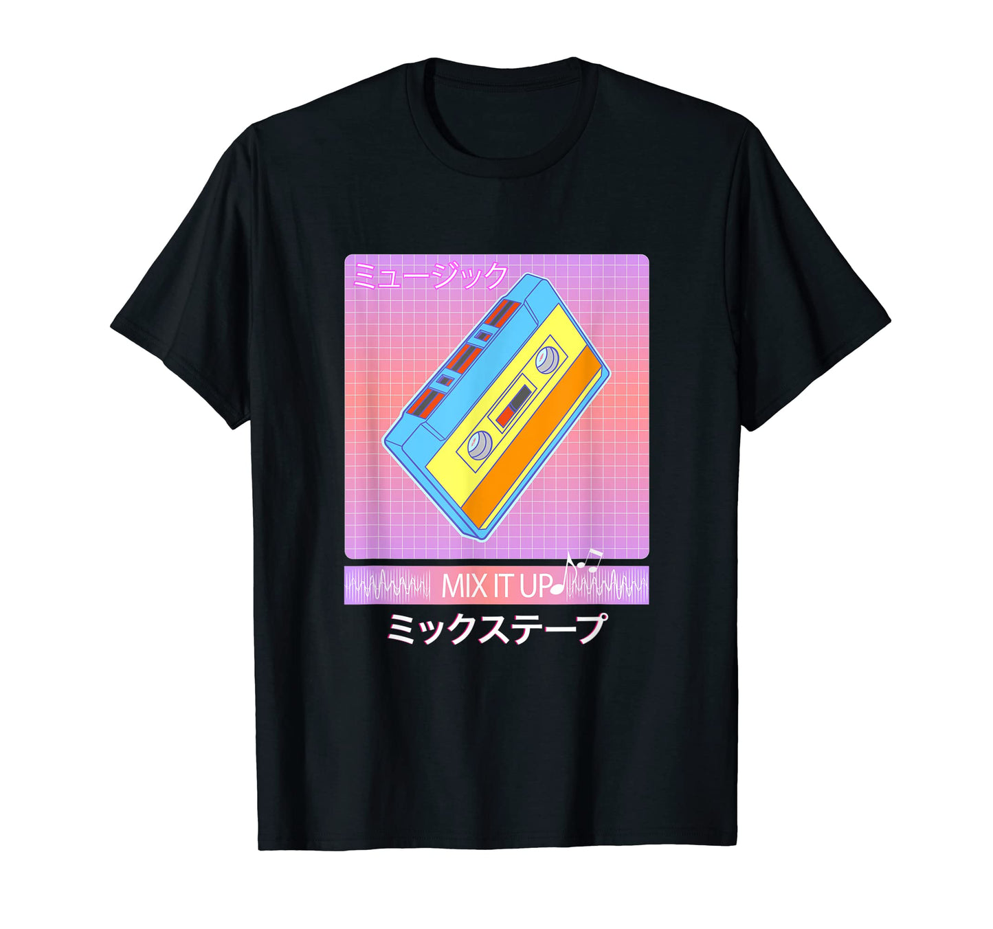 Art Vaporwave 90S Japanese Otaku T-Shirt - Aesthetic Graphic for Adults - T-Shirt, Sweatshirt, Hoodie