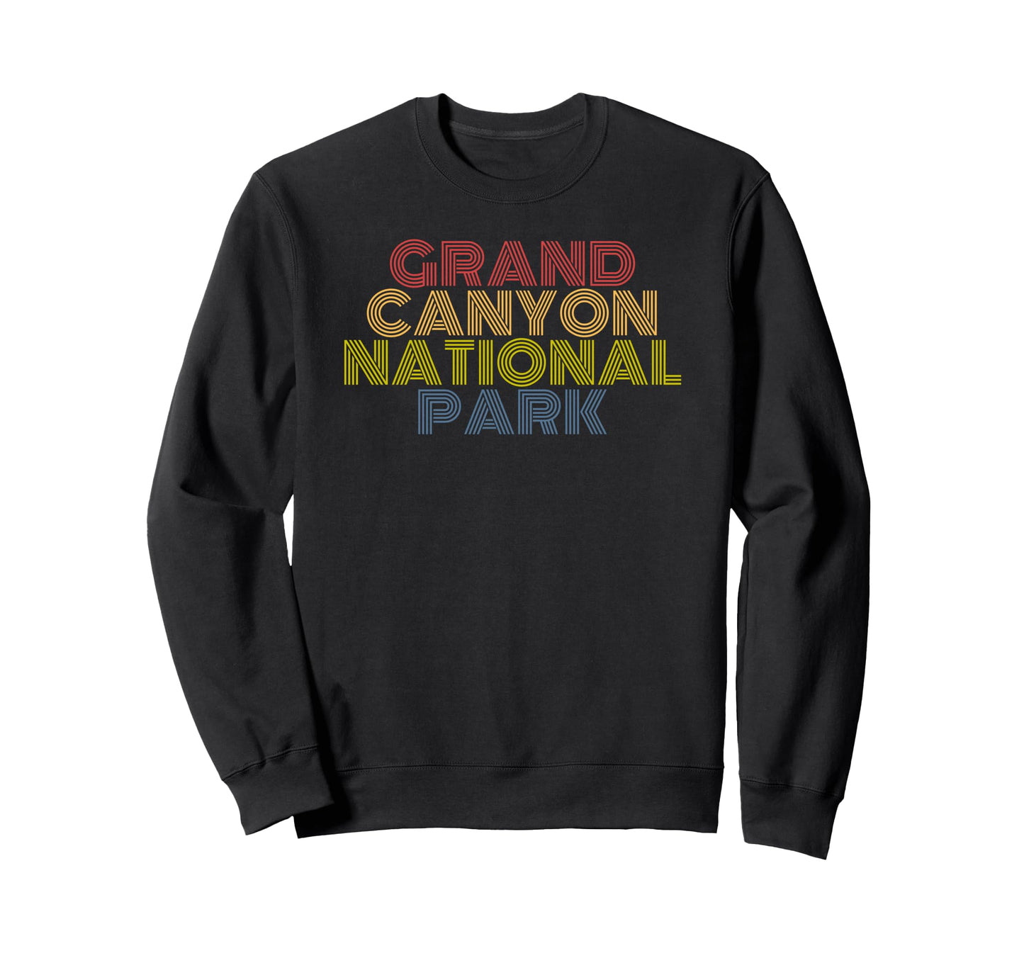 Grand Canyon National Park 70S Sweatshirt - Novelty Apparel for Adults - T-Shirt, Sweatshirt, Hoodie