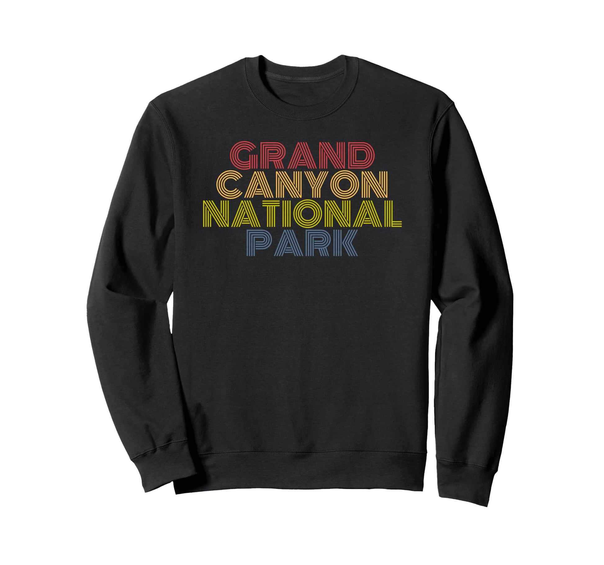 Grand Canyon National Park 70S Sweatshirt - Novelty Apparel for Adults - T-Shirt, Sweatshirt, Hoodie