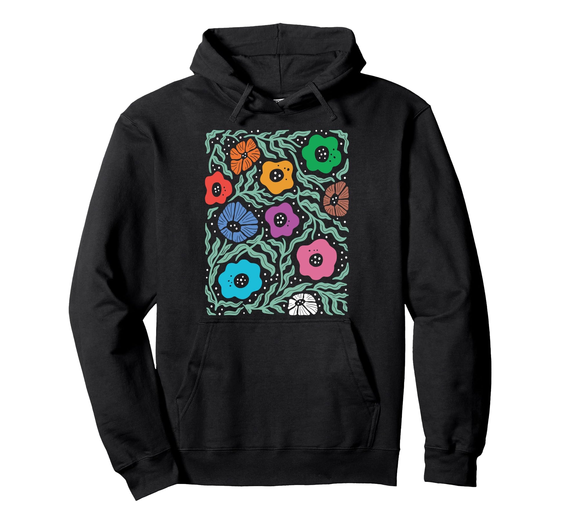 Subtle Pride Wildflower Lgbt Pride Ally Hoodie - Unique Graphic for Adults - T-Shirt, Sweatshirt, Hoodie