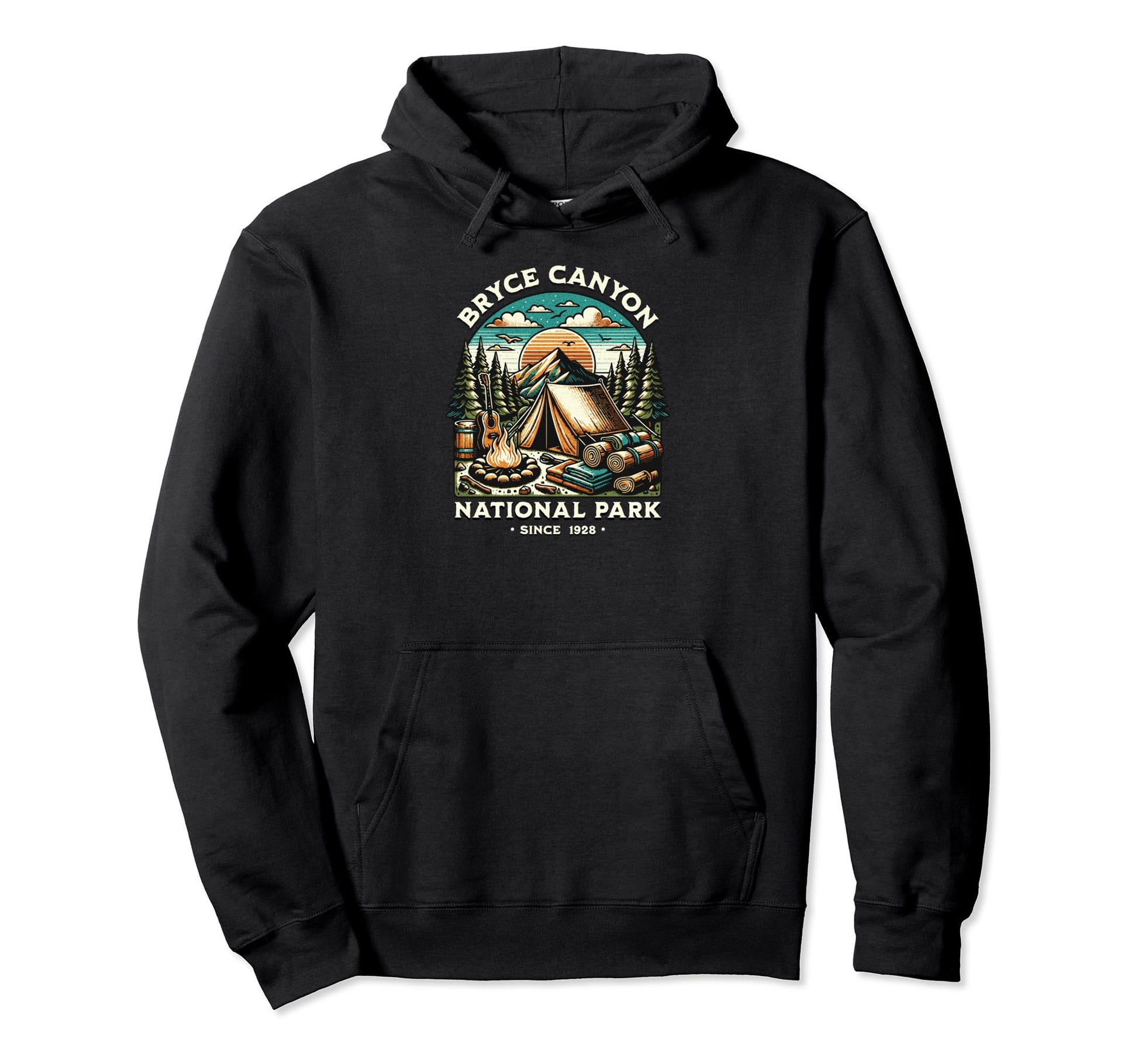 Bryce Canyon National Park Camping Hoodie - Trendy Graphic Men Women - T-Shirt, Sweatshirt, Hoodie
