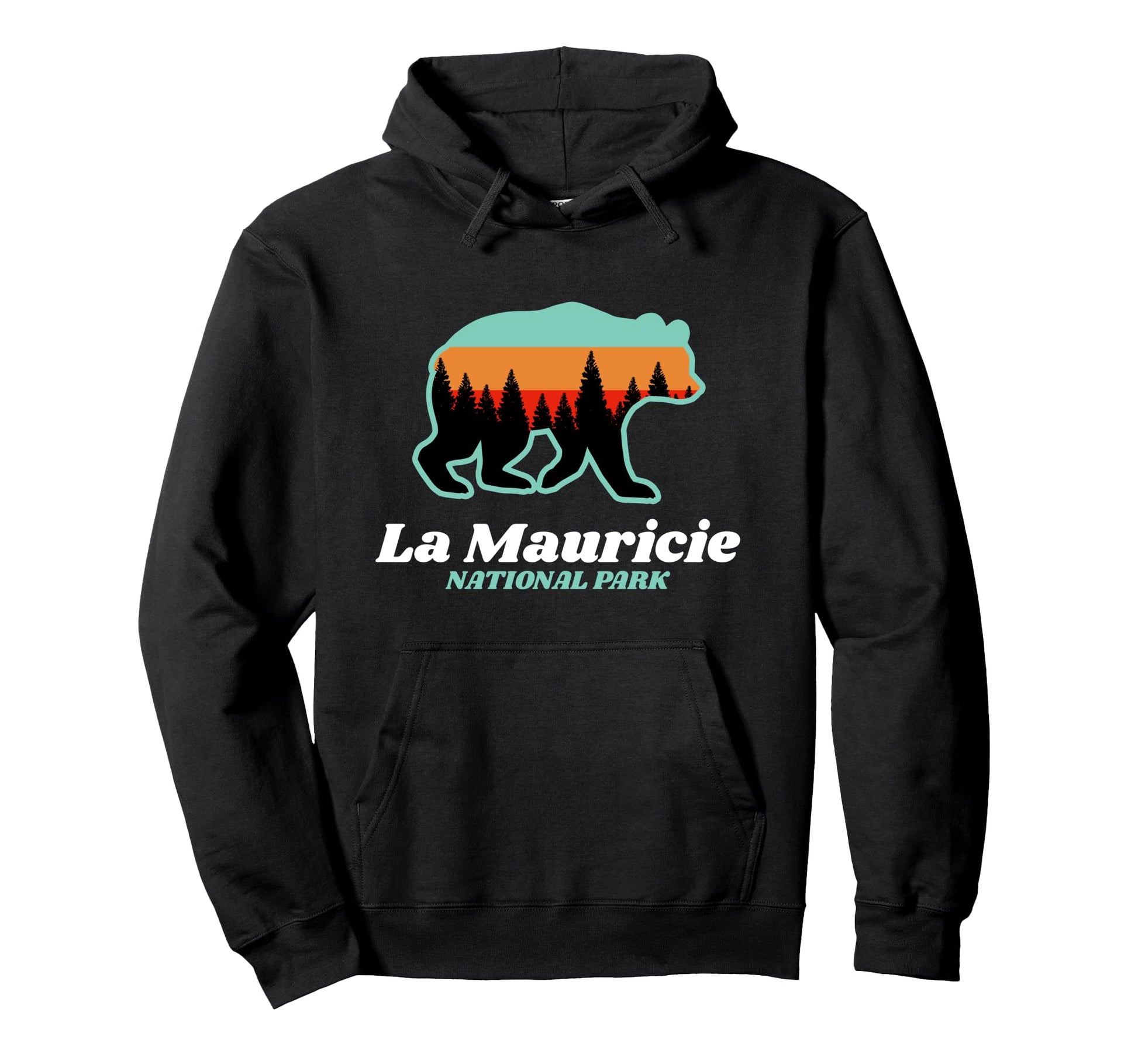 La Maurice National Park Canada Bear Hoodie - Aesthetic Graphic Men Women - T-Shirt, Sweatshirt, Hoodie