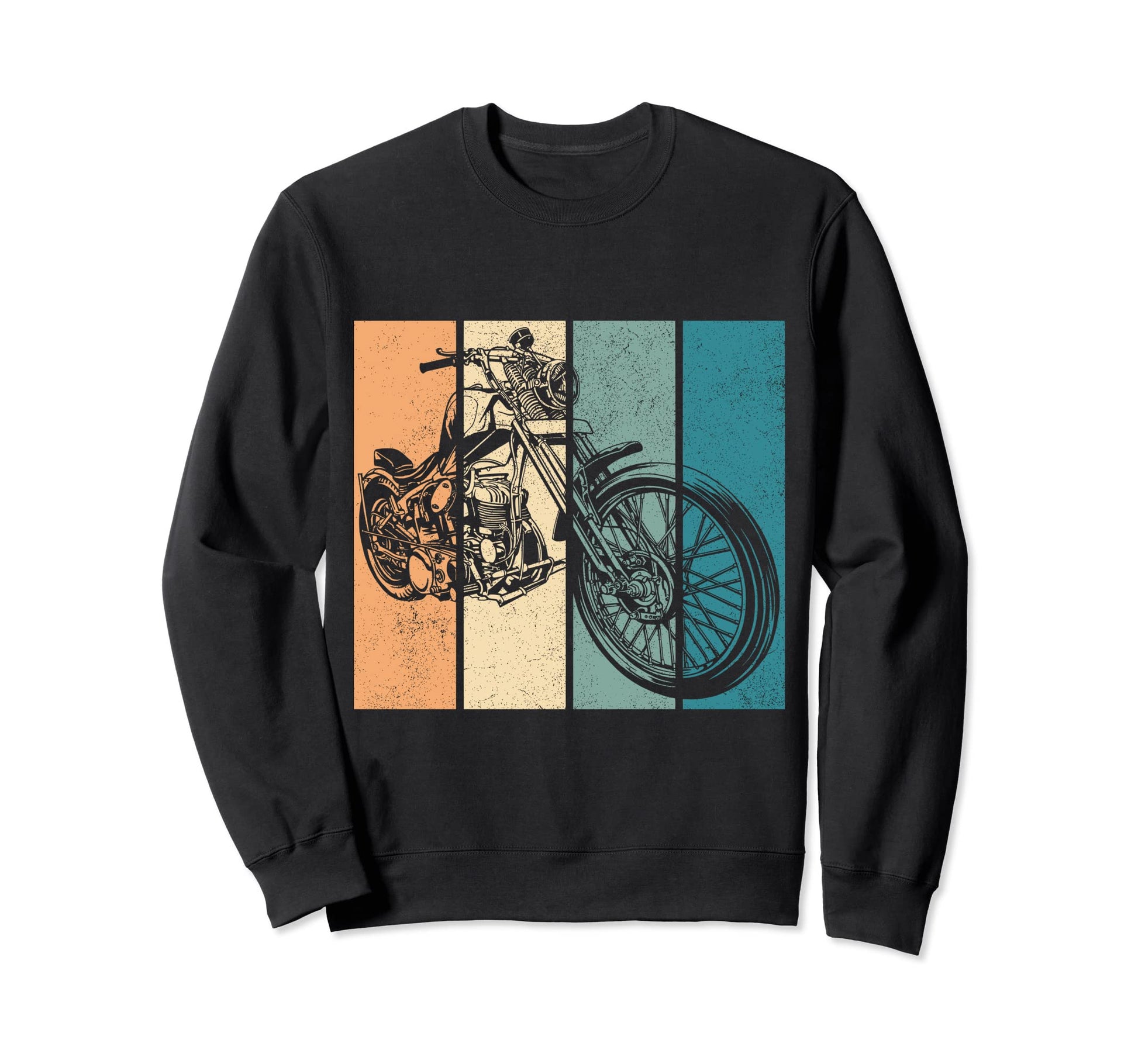 Motorcycle Chopper Bikers Sweatshirt - Novelty Apparel for Adults - T-Shirt, Sweatshirt, Hoodie