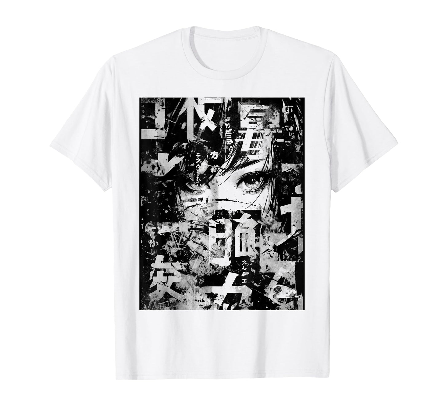 80S 90S Anime Manga Grunge Alt Punk T-Shirt - Custom Art Print Unisex - T-Shirt, Sweatshirt, Hoodie