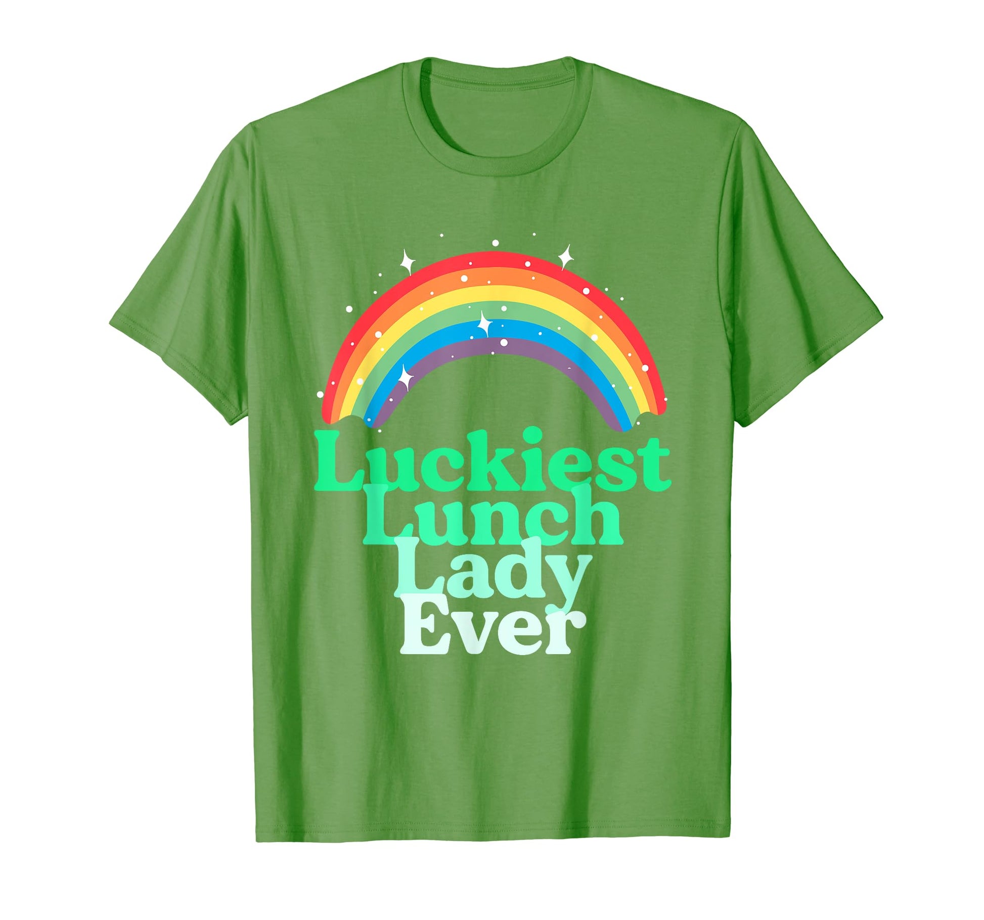 Luckiest Lunch Lady St Patricks Day T-Shirt - Aesthetic Graphic Unisex - T-Shirt, Sweatshirt, Hoodie