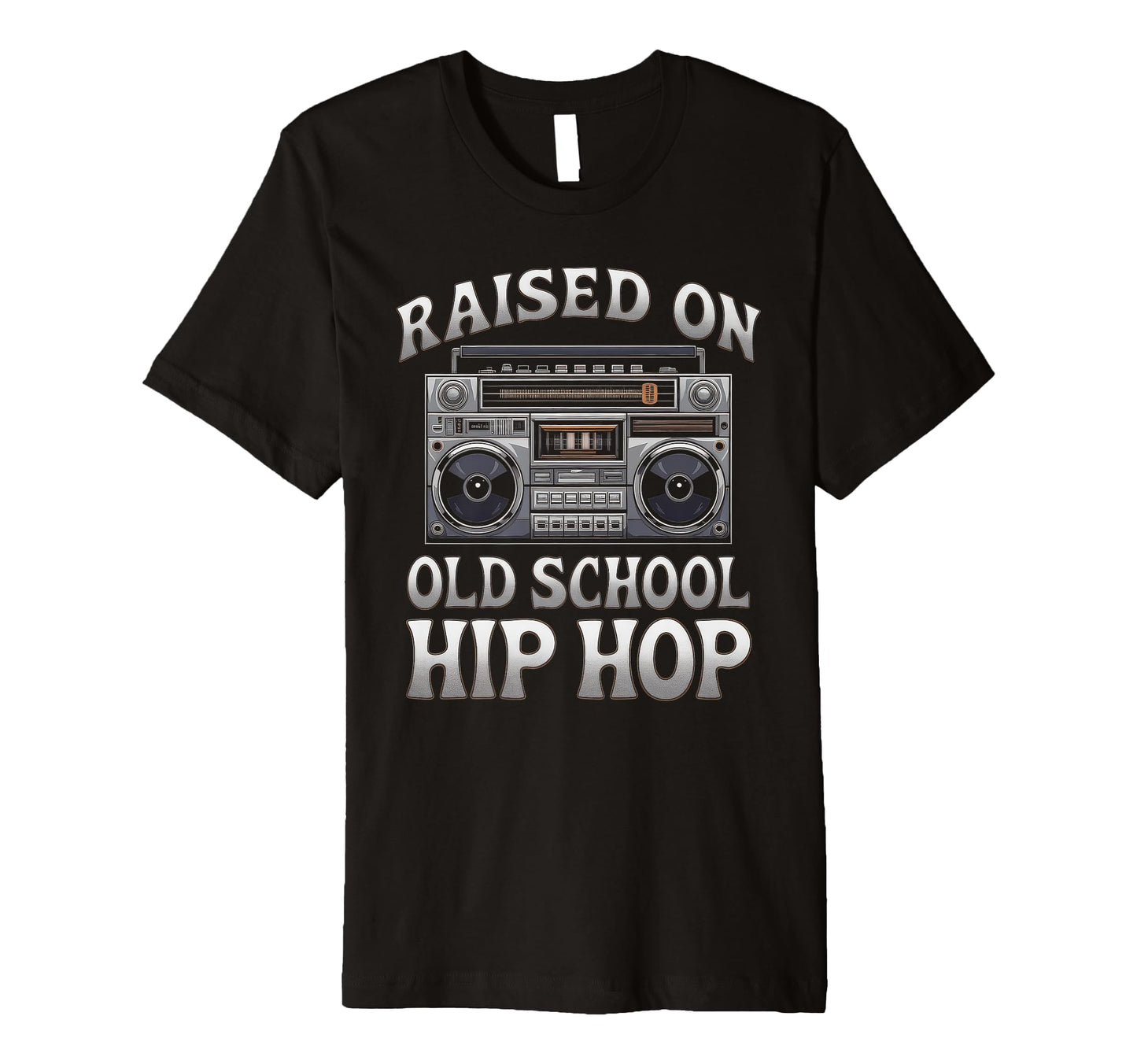 Raised Old School Graffiti Rap T-Shirt - Casual Everyday Wear for Adults - T-Shirt, Sweatshirt, Hoodie