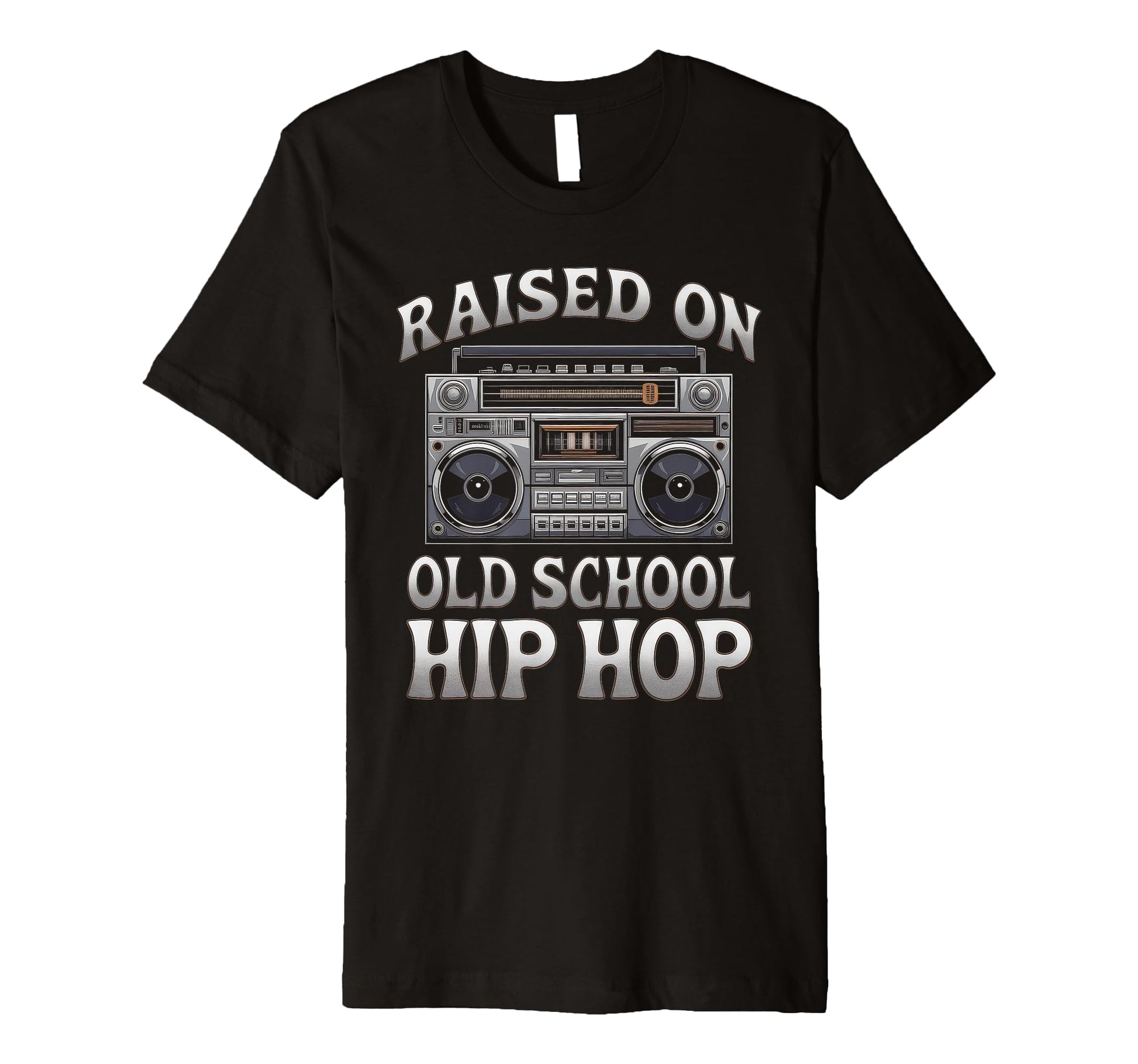 Raised Old School Graffiti Rap T-Shirt - Casual Everyday Wear for Adults - T-Shirt, Sweatshirt, Hoodie