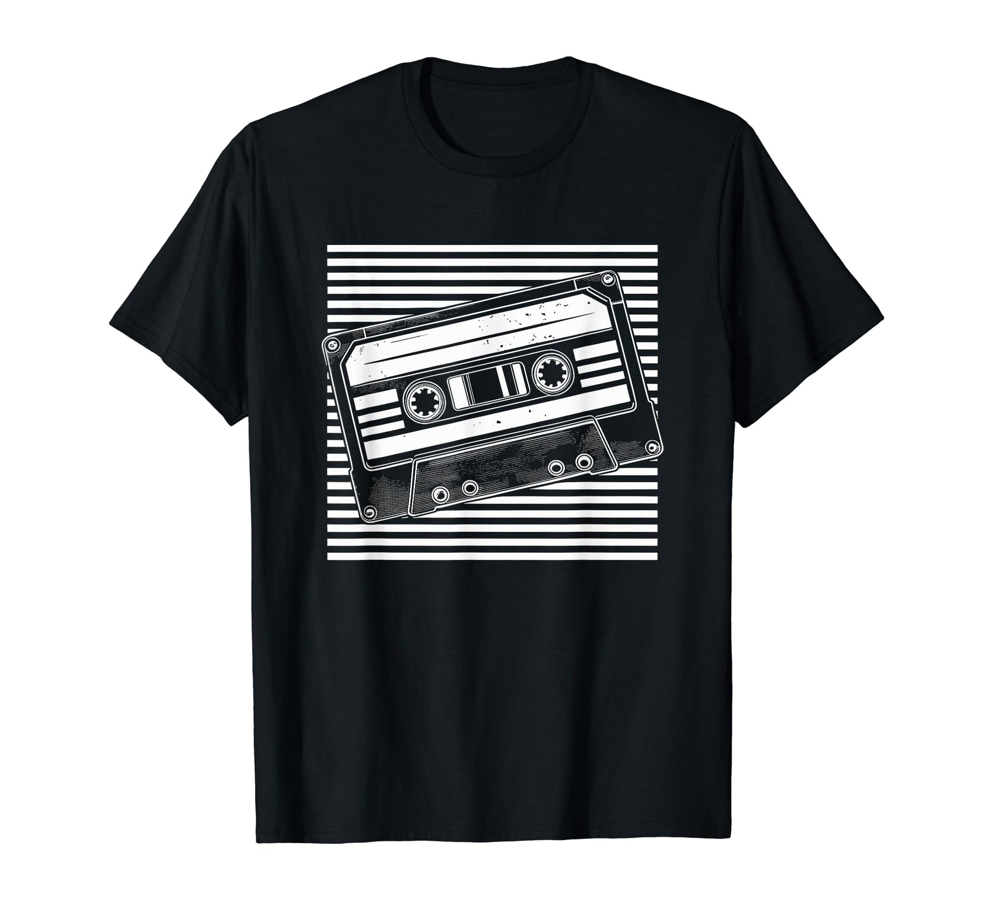 Old School Tape Cassette Mixtape T-Shirt - Minimalist Print Unisex - T-Shirt, Sweatshirt, Hoodie