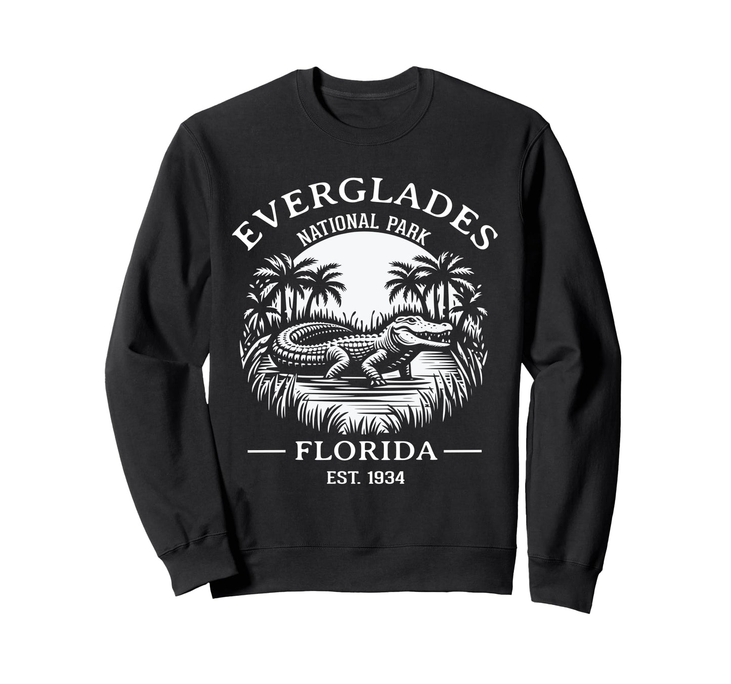 Everglades National Park Alligators Sweatshirt - Novelty Apparel Men Women - T-Shirt, Sweatshirt, Hoodie