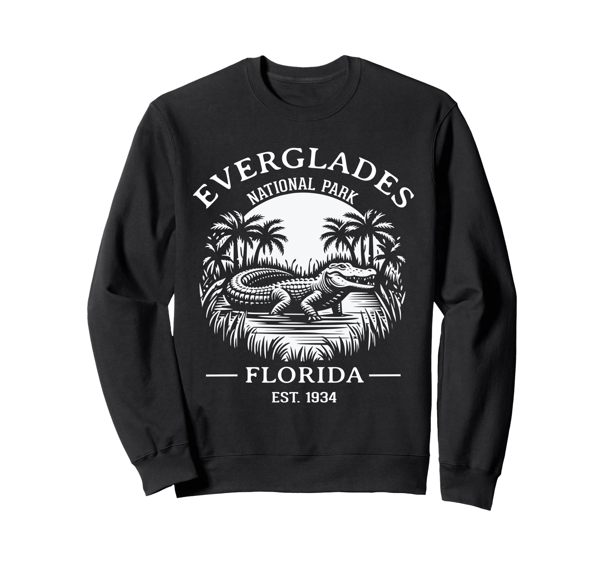 Everglades National Park Alligators Sweatshirt - Novelty Apparel Men Women - T-Shirt, Sweatshirt, Hoodie