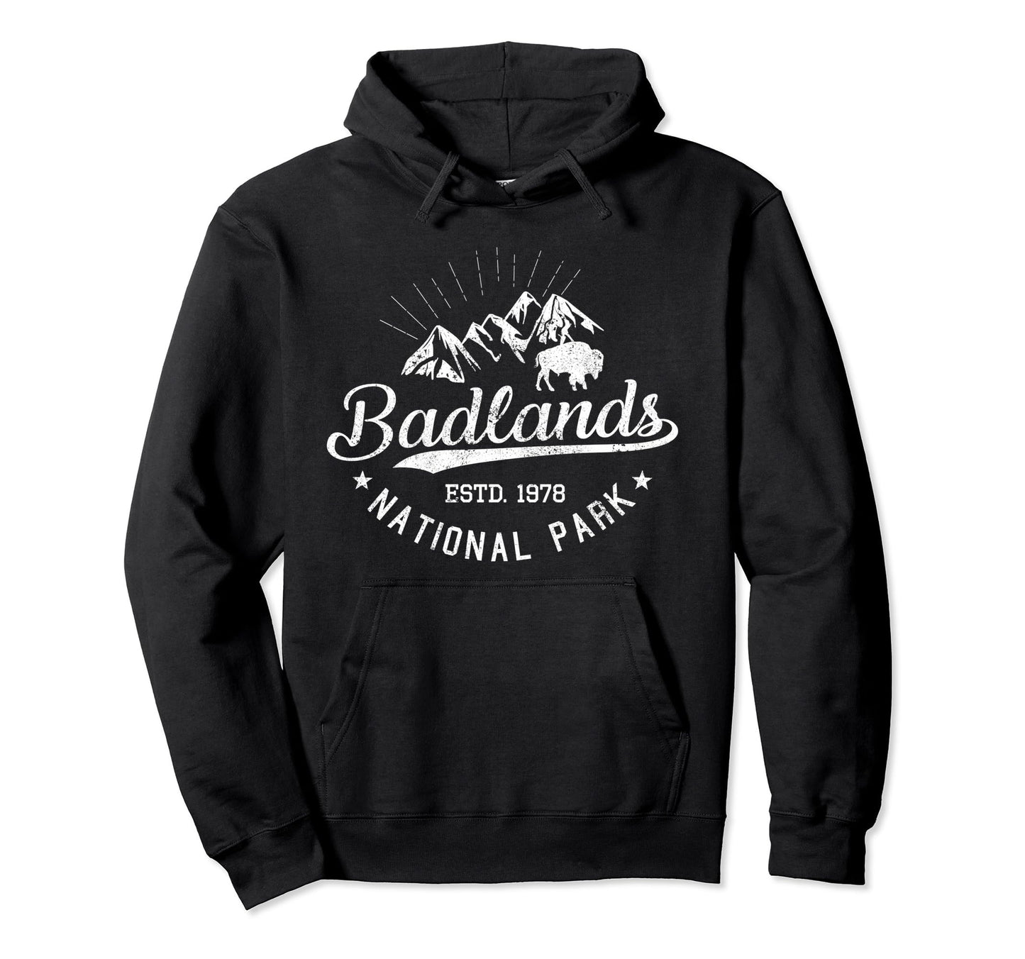 Badlands National Park South Dakota Hoodie - Custom Art Print Men Women - T-Shirt, Sweatshirt, Hoodie