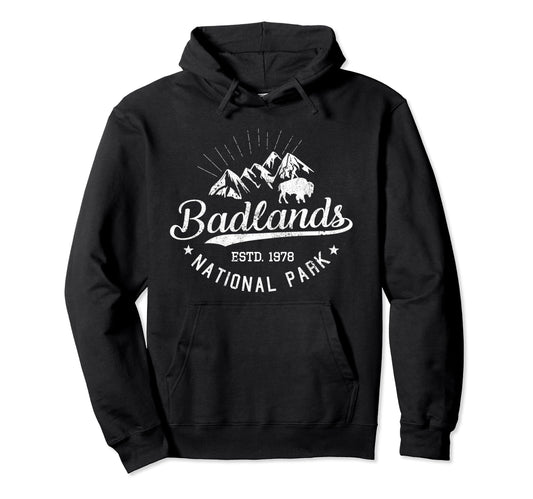 Badlands National Park South Dakota Hoodie - Custom Art Print Men Women - T-Shirt, Sweatshirt, Hoodie