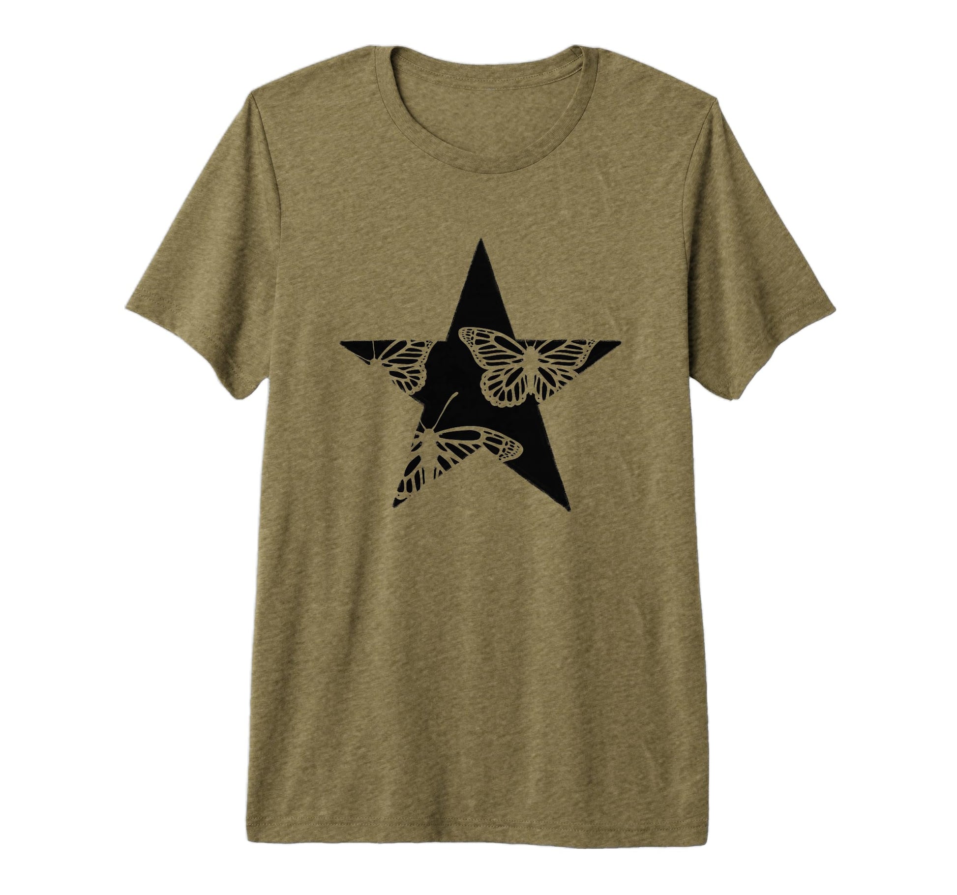 Star Stencil Graffiti Art Goth T-Shirt - Minimalist Print for Adults - T-Shirt, Sweatshirt, Hoodie