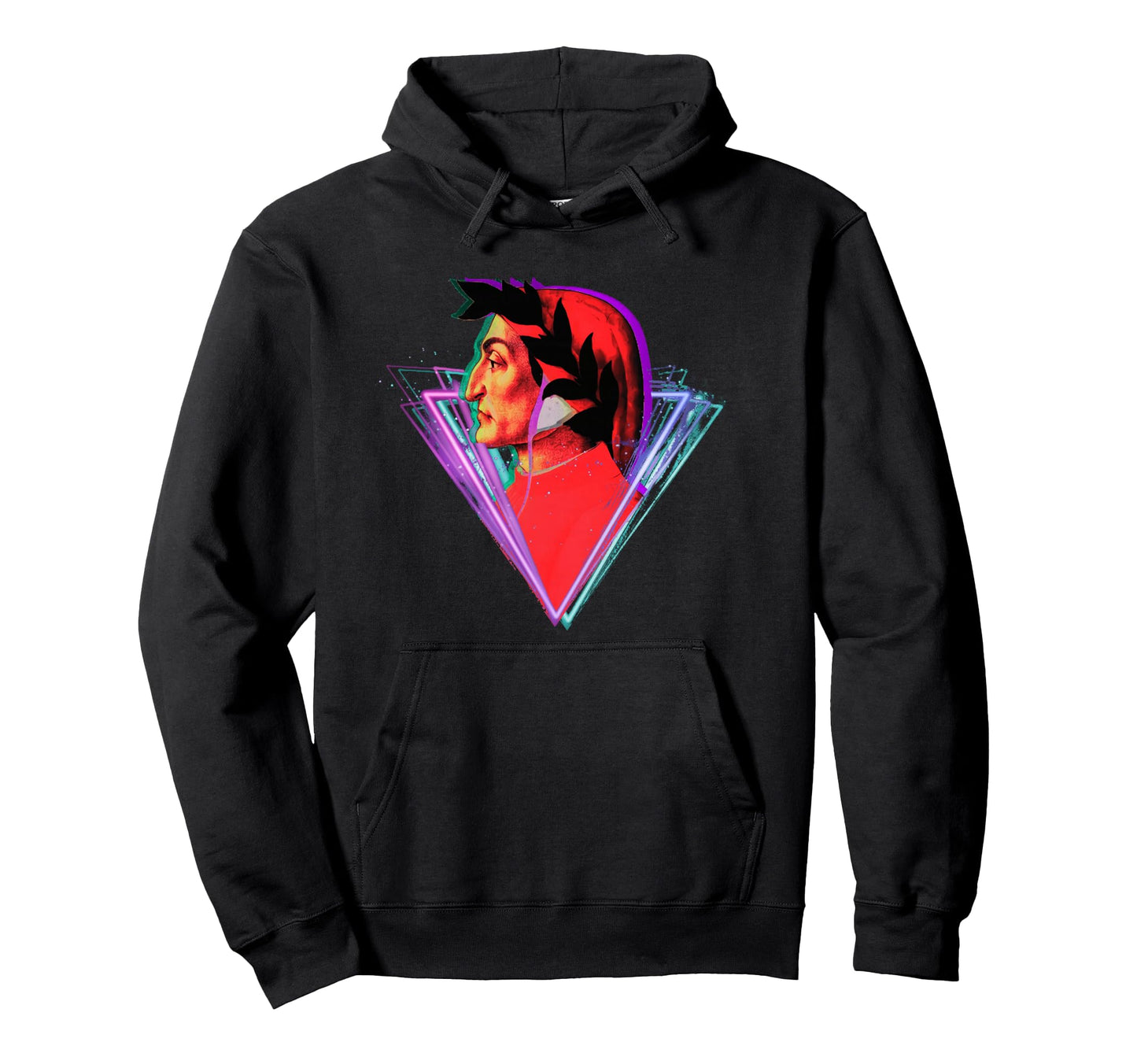 Dante Alighieri Vaporwave Aesthetic Hoodie - Trendy Graphic for Adults - T-Shirt, Sweatshirt, Hoodie