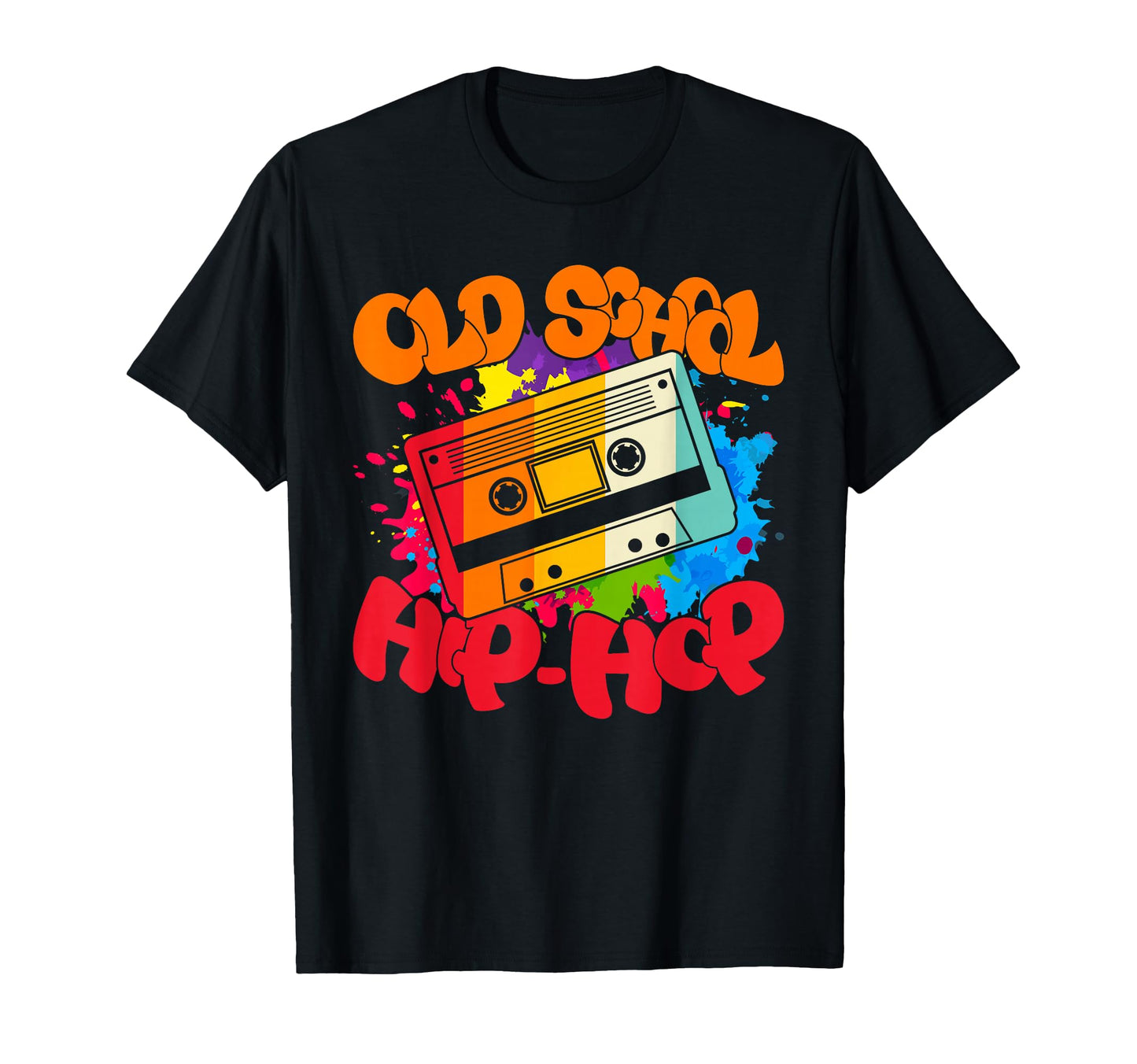 Old School Hip Hop 80S 90S Music Cassette T-Shirt - Graphic Print Unisex - T-Shirt, Sweatshirt, Hoodie