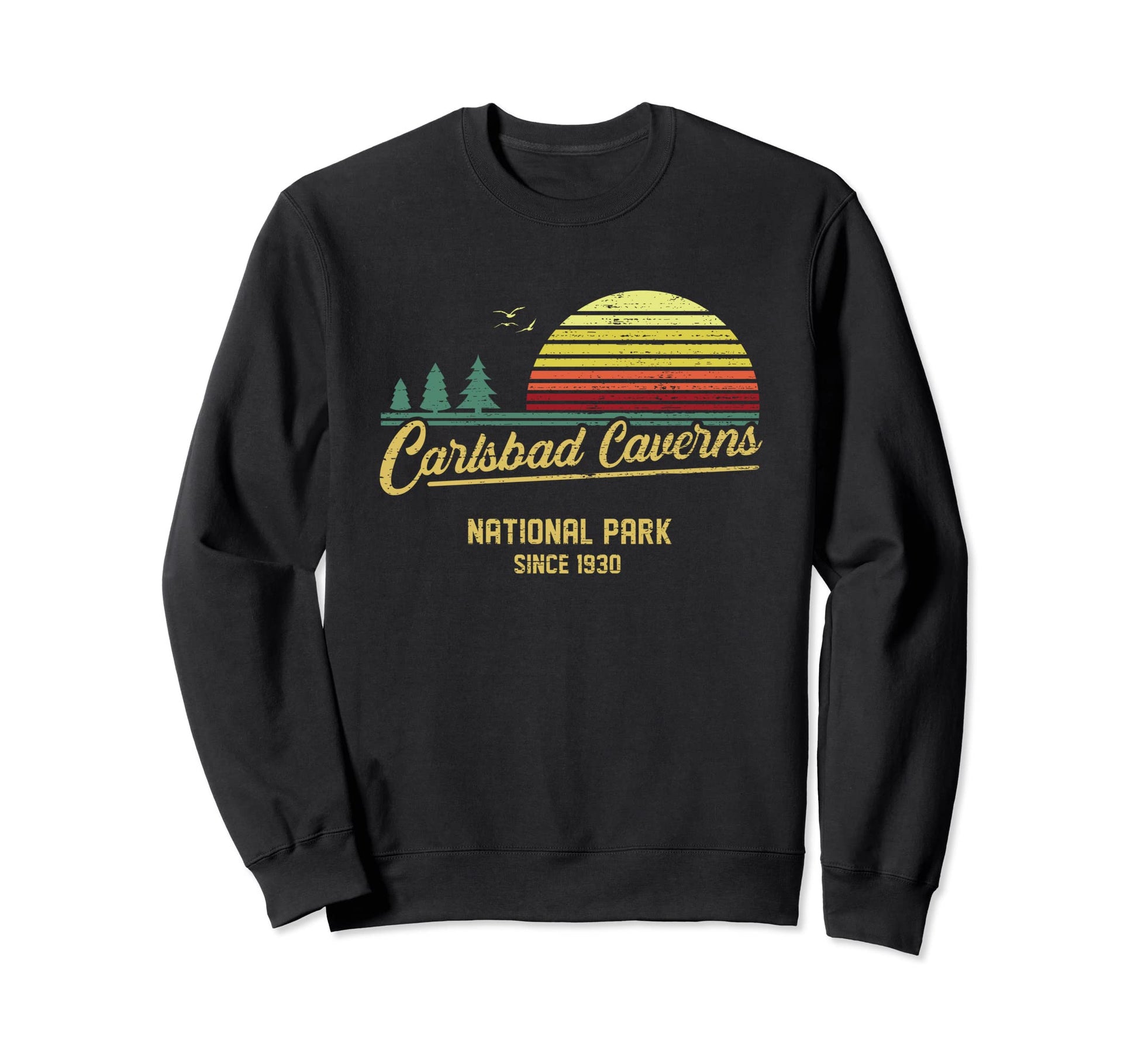 Carlsbad Caverns 1930 Est Sweatshirt - Custom Art Print for Adults - T-Shirt, Sweatshirt, Hoodie