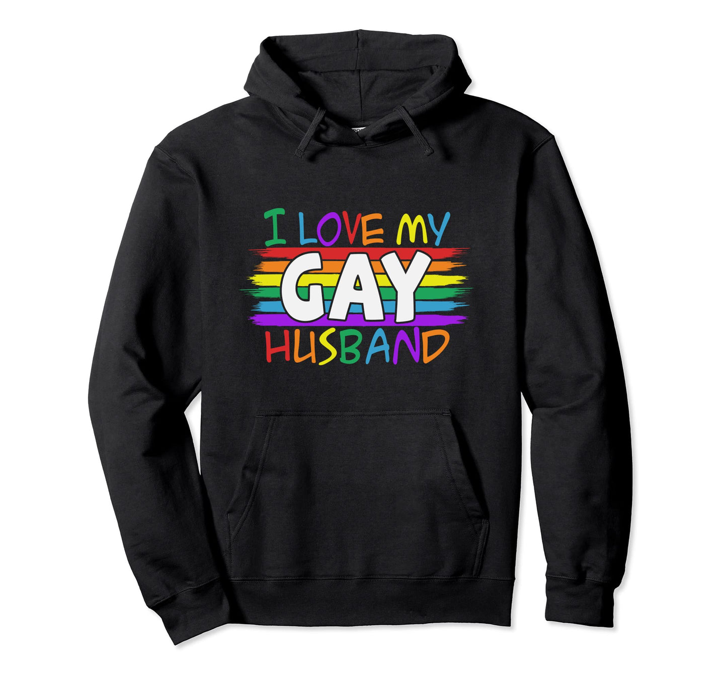 Lgbtq Accessories Rainbow I Love My Hoodie - Novelty Apparel for Adults - T-Shirt, Sweatshirt, Hoodie